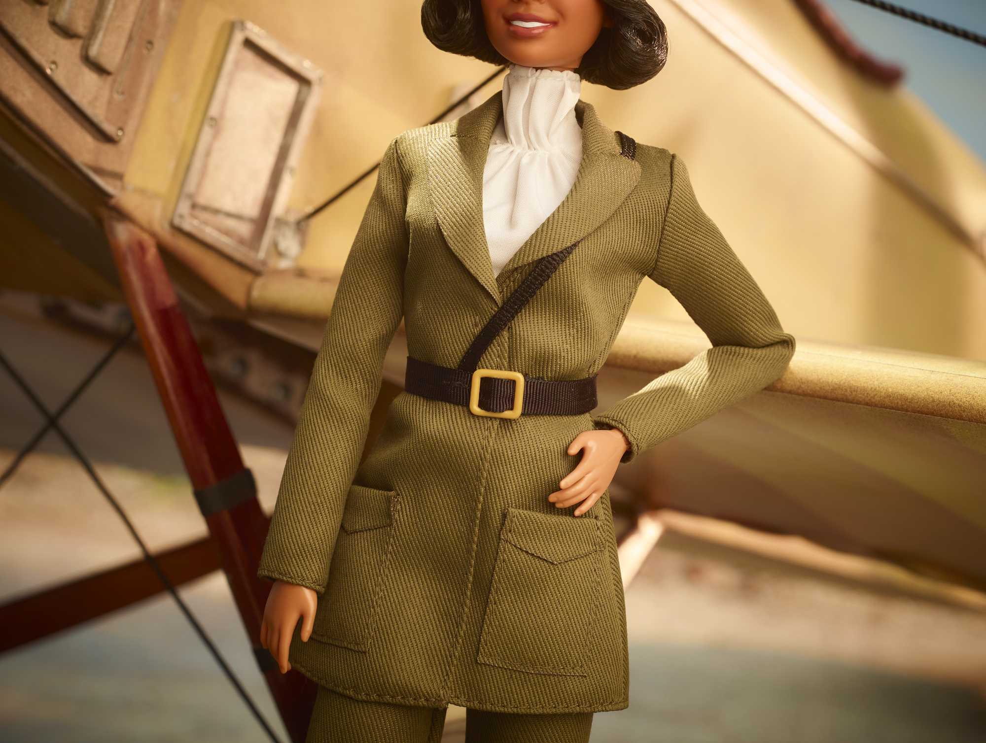 Barbie Signature Bessie Coleman Doll, Inspiring Women Series, Collectible in Displayable Packaging - Image 4