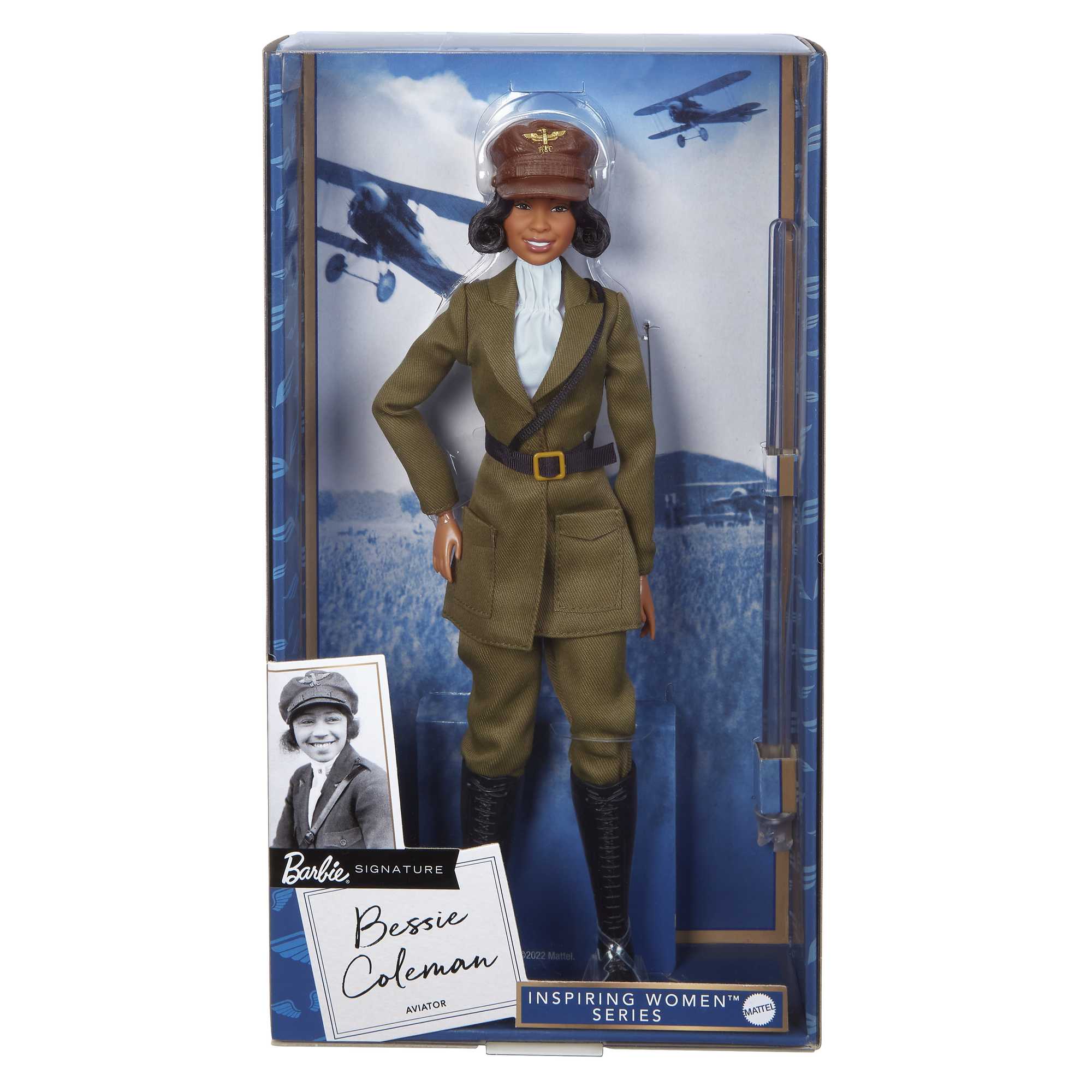 Barbie Signature Bessie Coleman Doll, Inspiring Women Series, Collectible in Displayable Packaging - Image 6