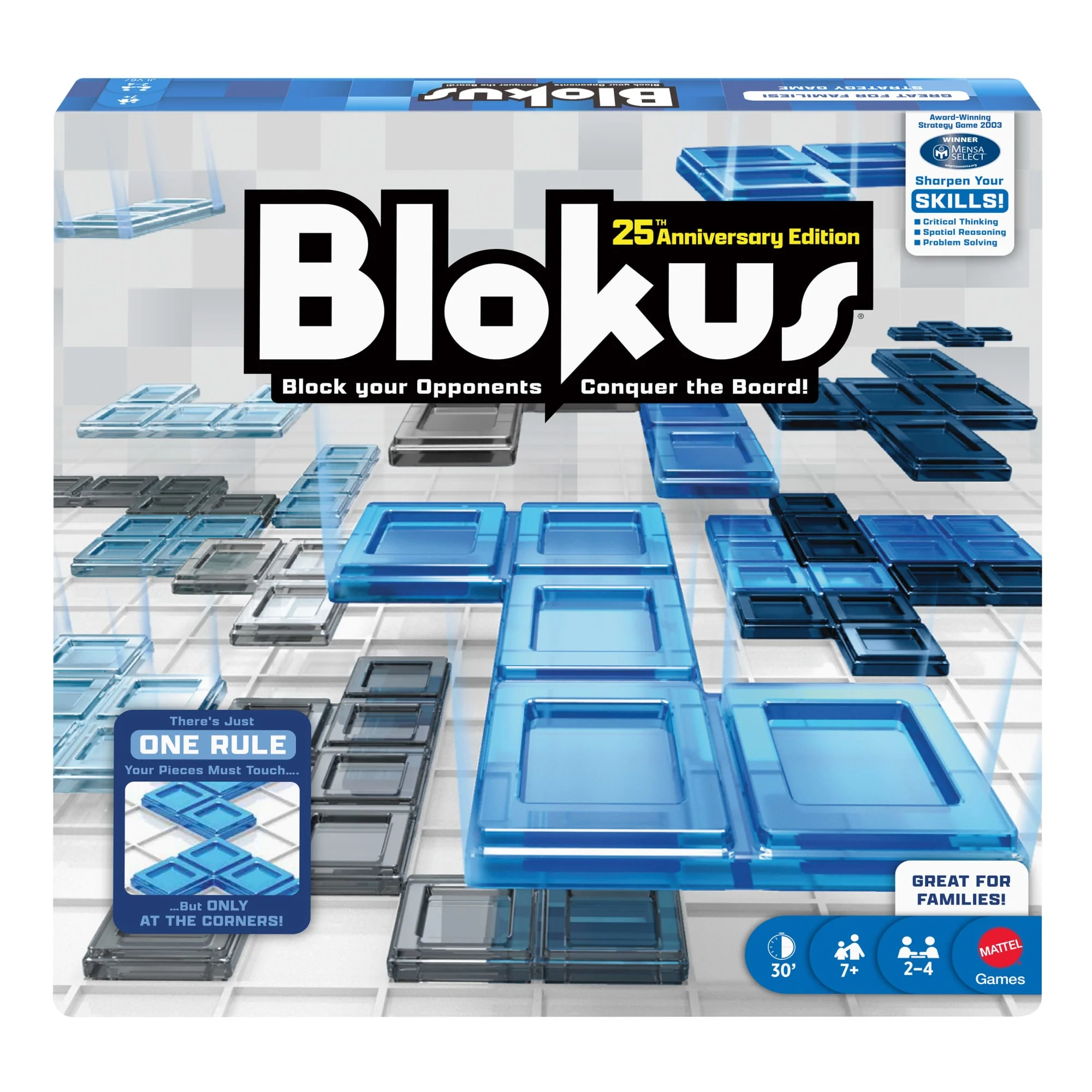 Blokus Strategy Family Board Game 25Th Anniversary Edition With Just One Rule For 2-4 Players - Image 6