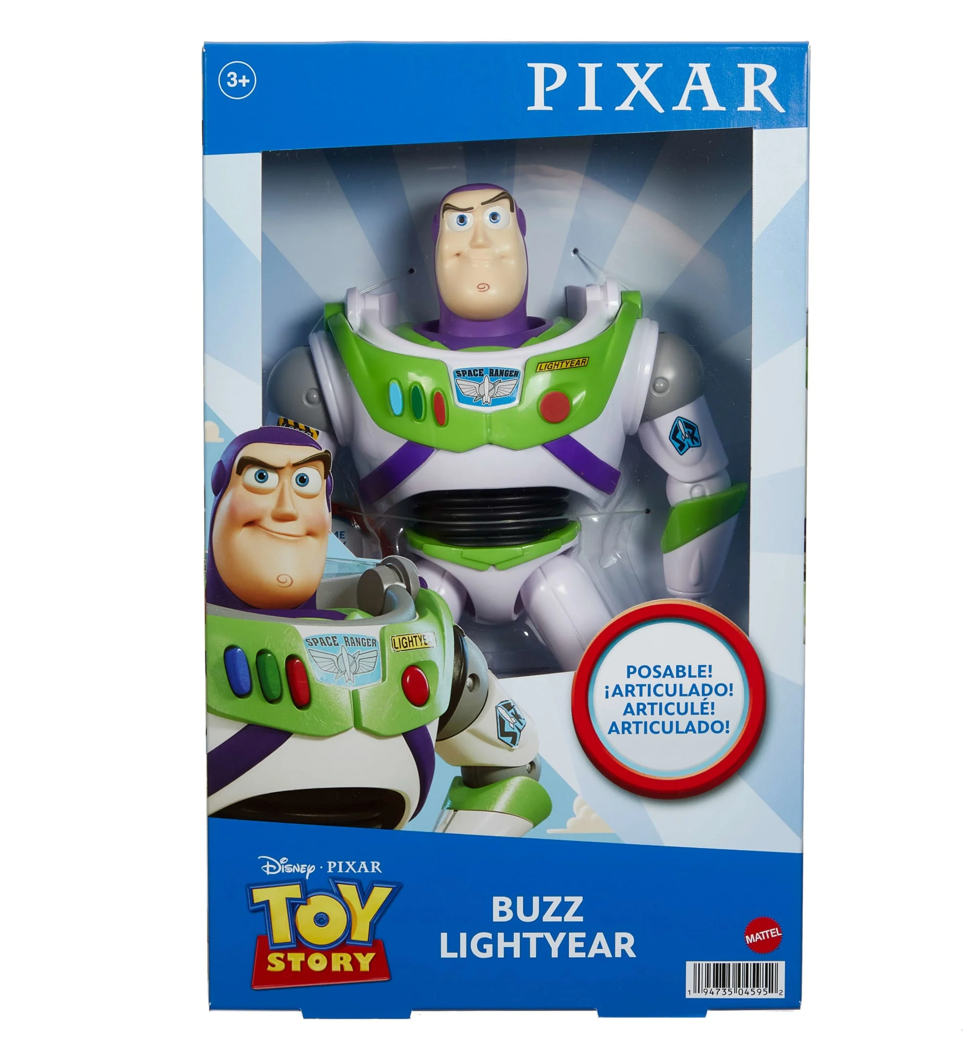 Disney-Pixar-Toy Story-Grande Figurine Articulée Buzz L’Éclair, 30 Cm - Image 6
