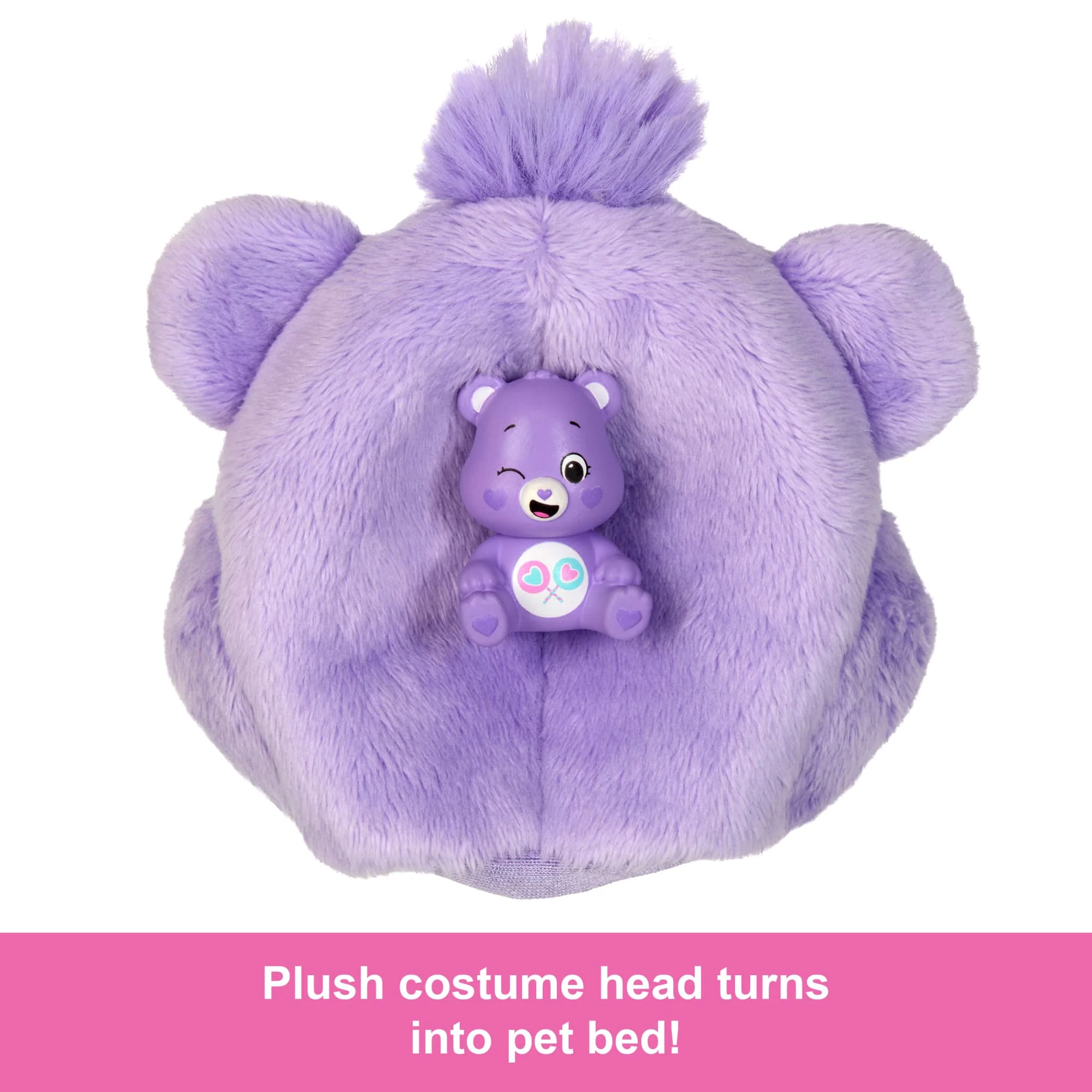 Barbie Cutie Reveal Care Bears Series Doll & Accessories in Share Bear Plush Costume, 10 Surprises - Image 5