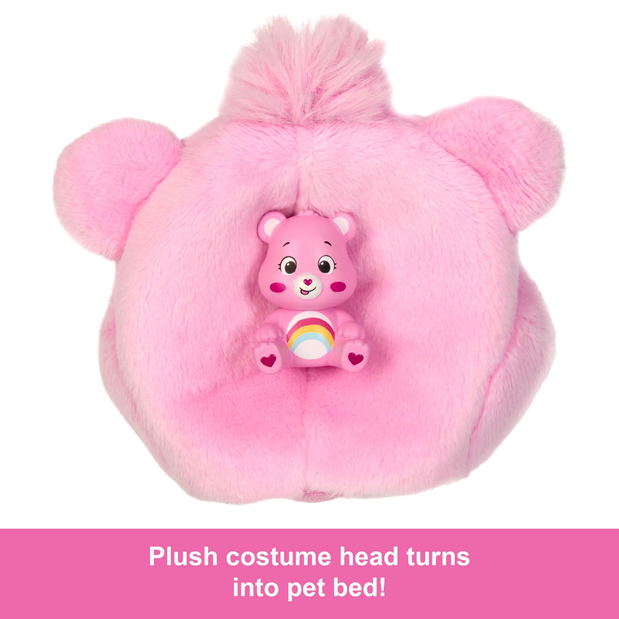 Barbie Cutie Reveal Care Bears Series Doll & Accessories in Cheer Bear Plush Costume, 10 Surprises - Image 5