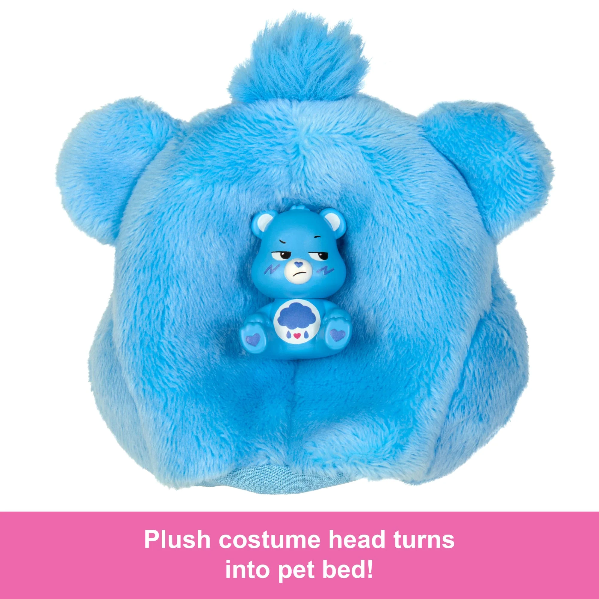 Barbie Cutie Reveal Care Bears Series Doll & Accessories in Grumpy Bear Plush Costume, 10 Surprises - Image 5