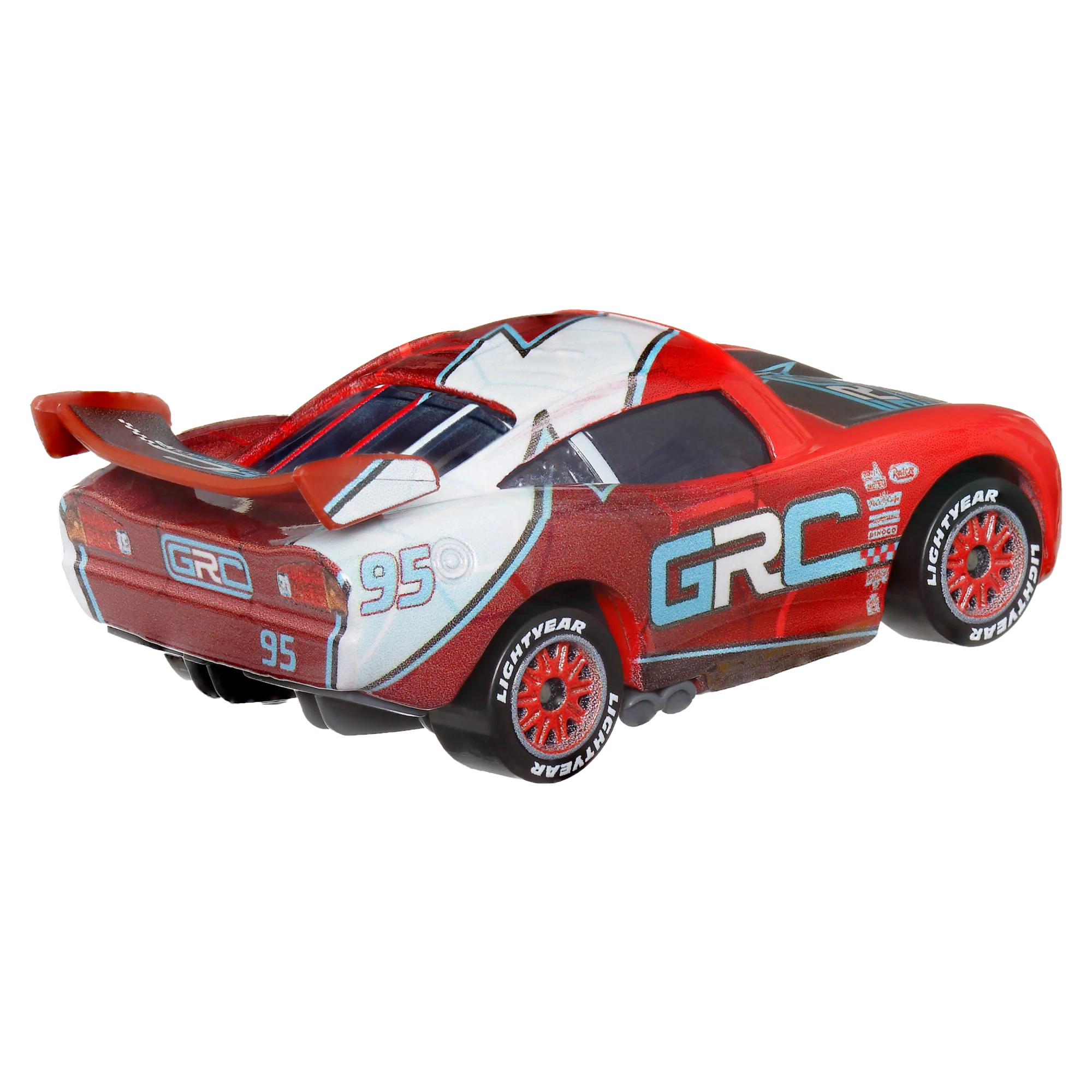 Carros da Disney e Pixar Diecast Veículo de Brinquedo Pacote de 2 Shu Todoroki GRC & Relâmpago Mcqueen GRC - Image 3