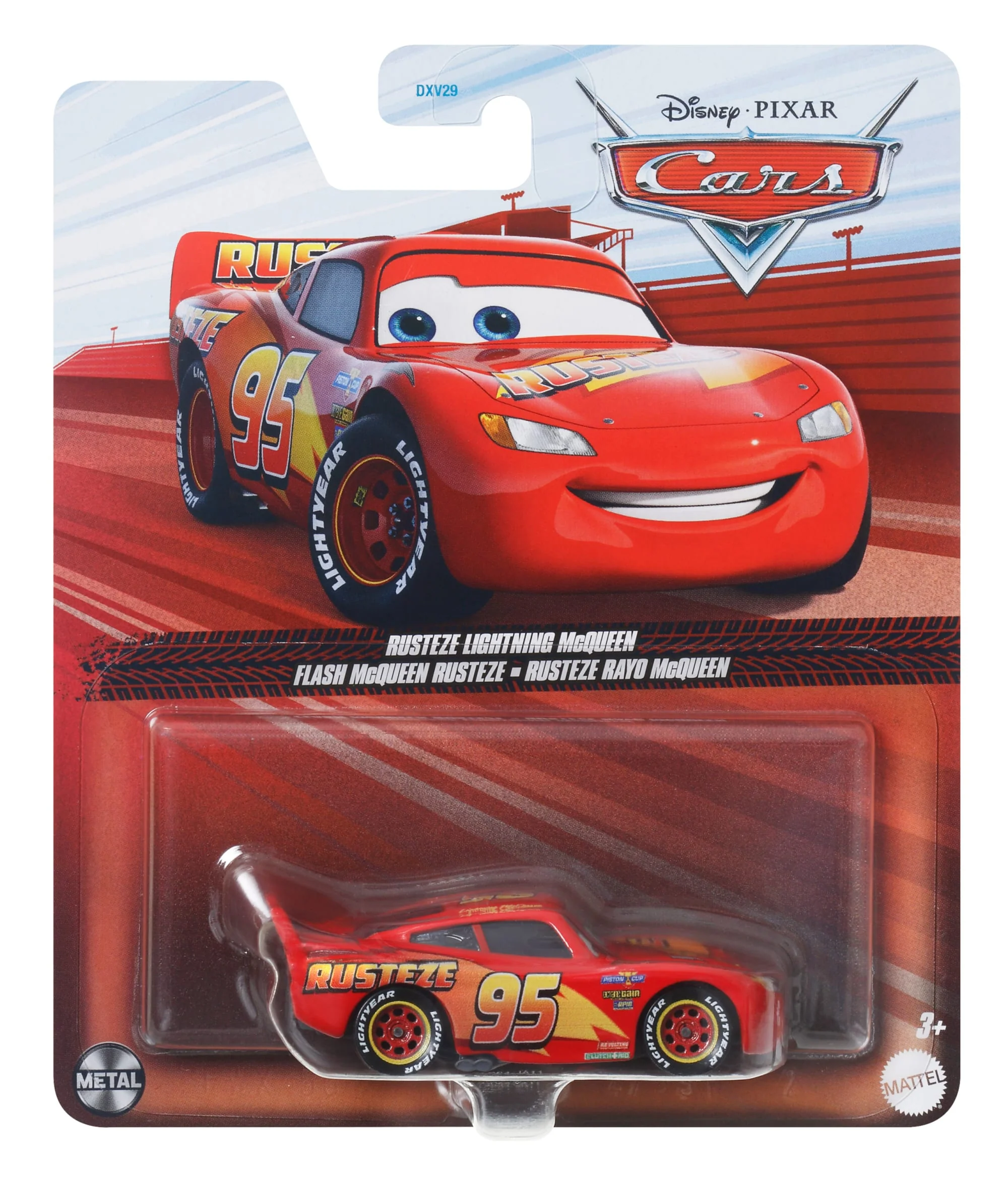 Carros da Disney e Pixar Diecast Veículo de Brinquedo Relâmpago McQueen Rusteze - Image 4