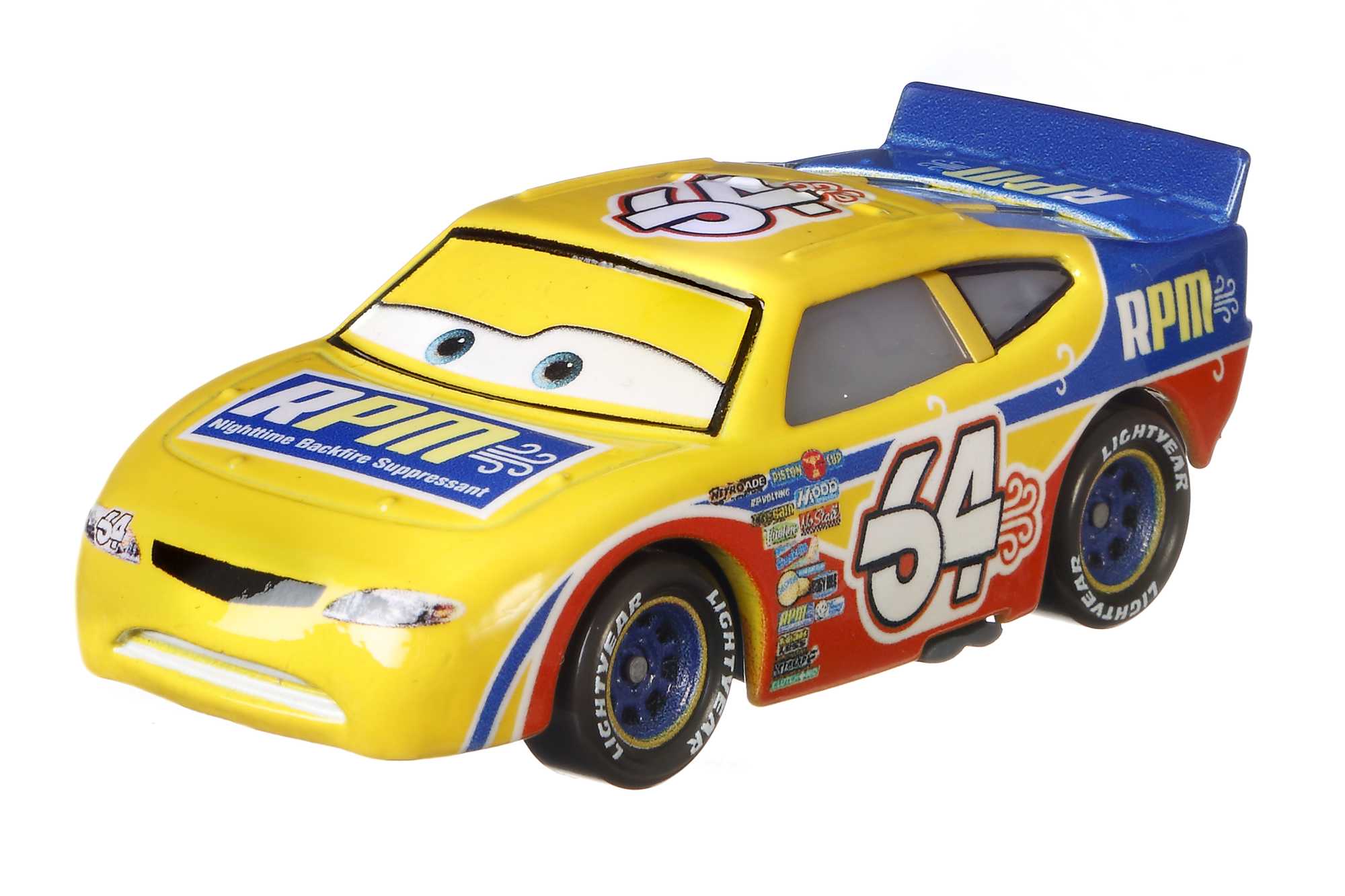 Carros da Disney e Pixar Diecast Veículo de Brinquedo RPM 64 - Image 2