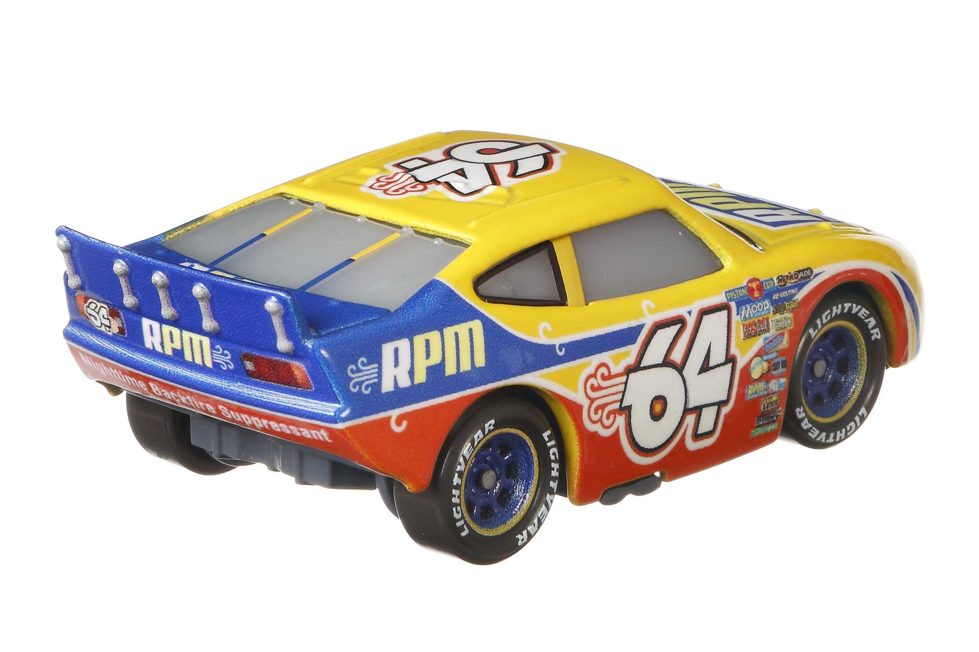Carros da Disney e Pixar Diecast Veículo de Brinquedo RPM 64 - Image 3