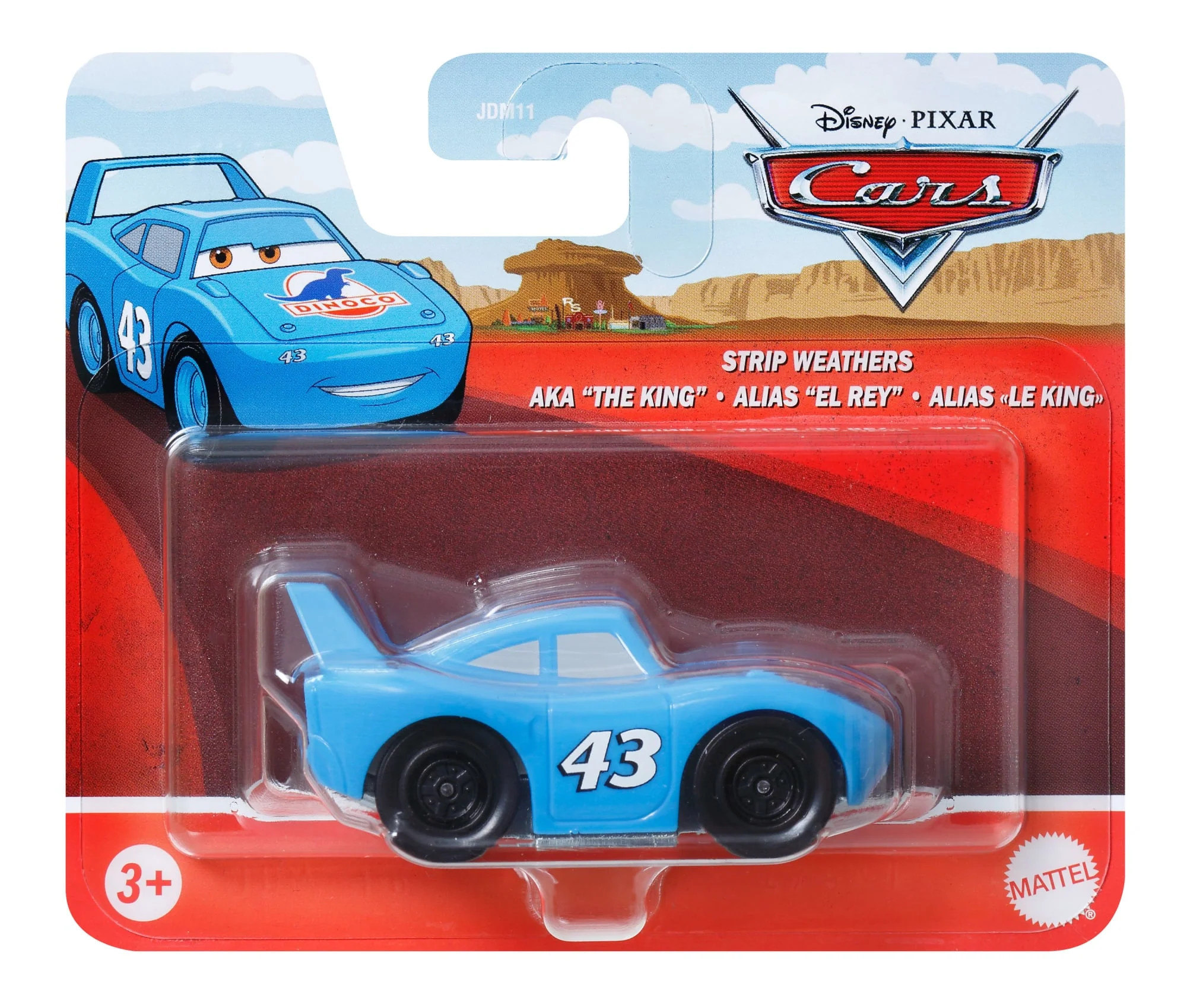 Carros da Disney e Pixar Veículo de Brinquedo Auto 1:55 de Plástico - Image 5