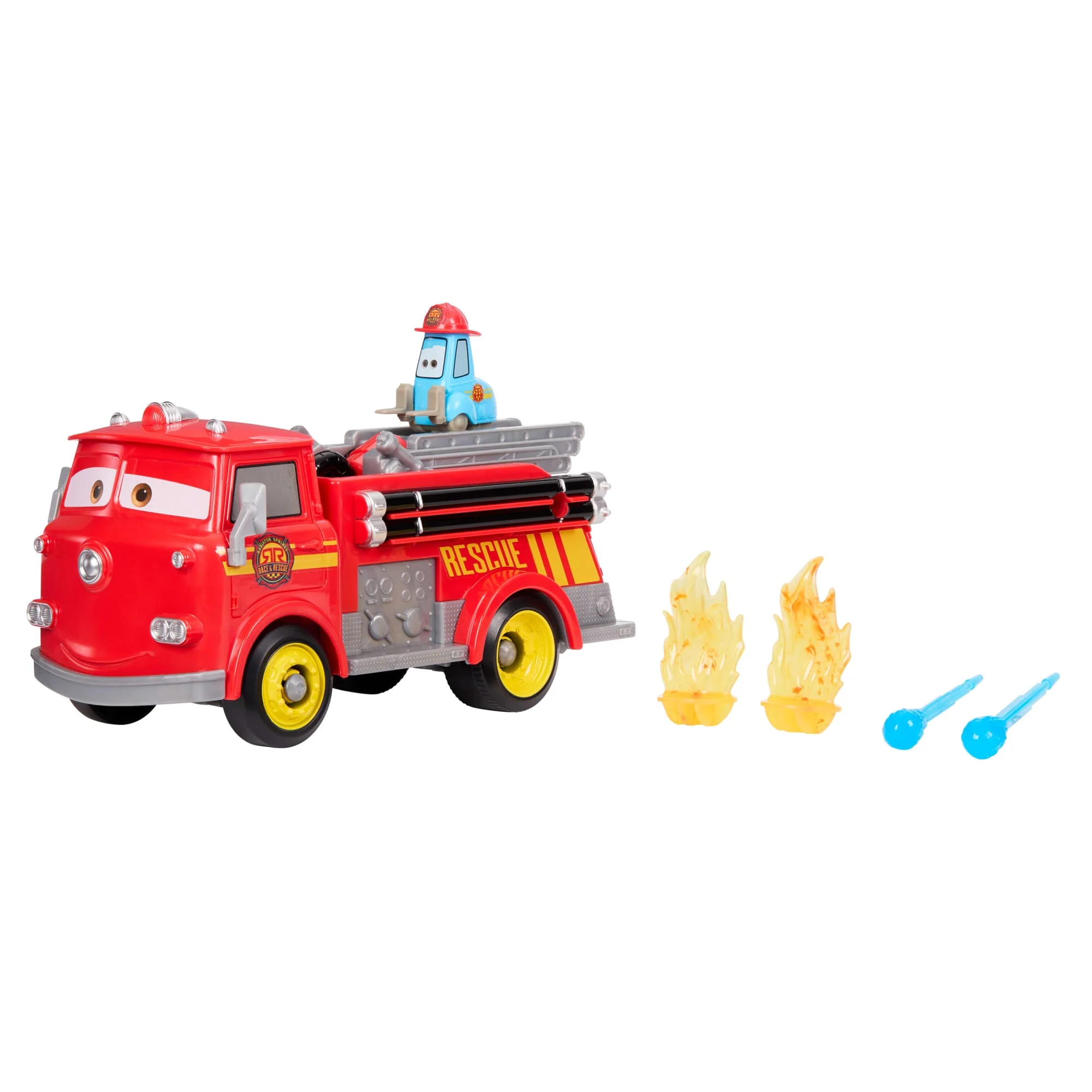 Cars Coffret Camion de Pompier Red& Guido Course de Radiator Springs - Image 6