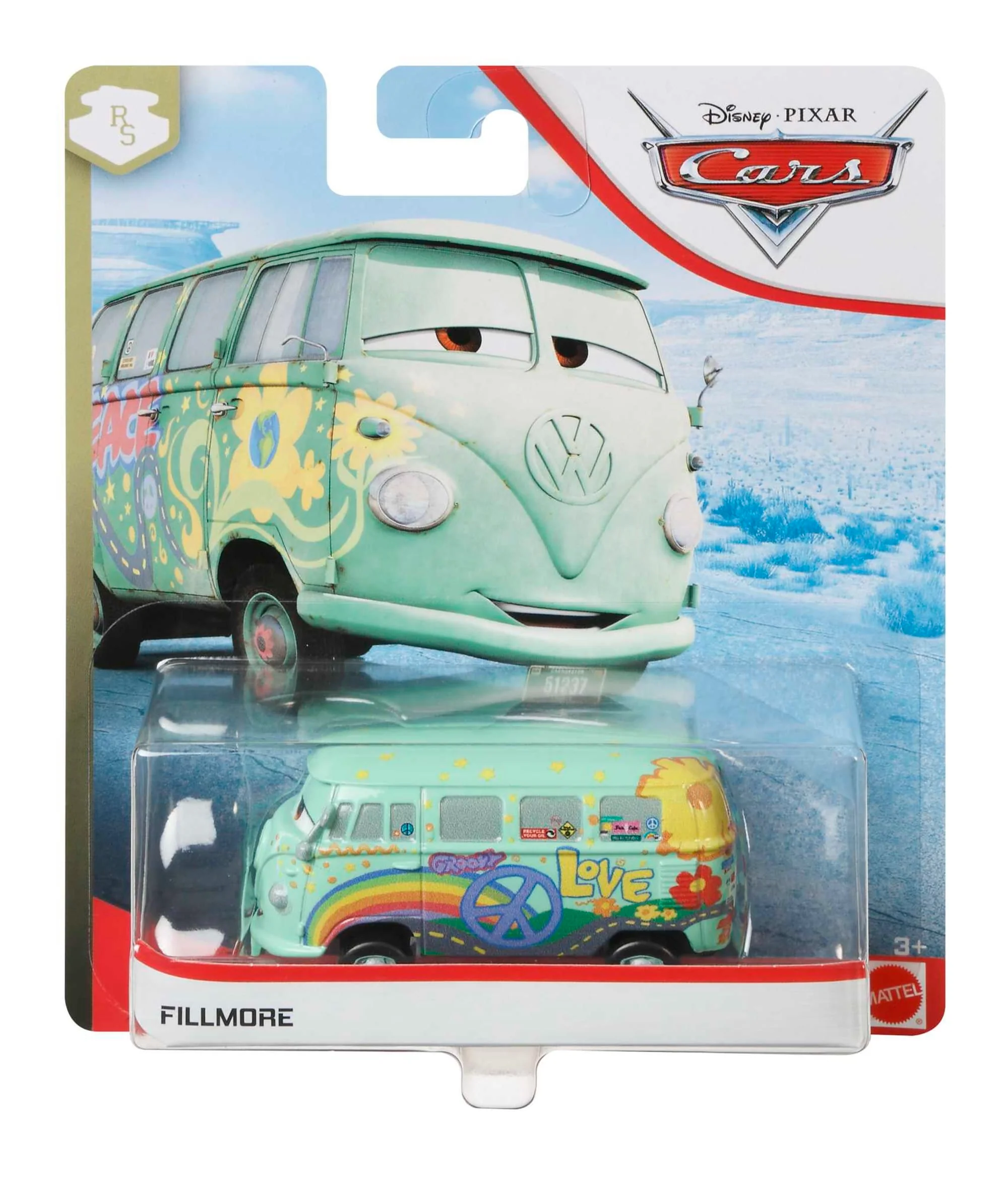 Cars de Disney y Pixar Diecast Vehículo de Juguete Filmore - Image 4