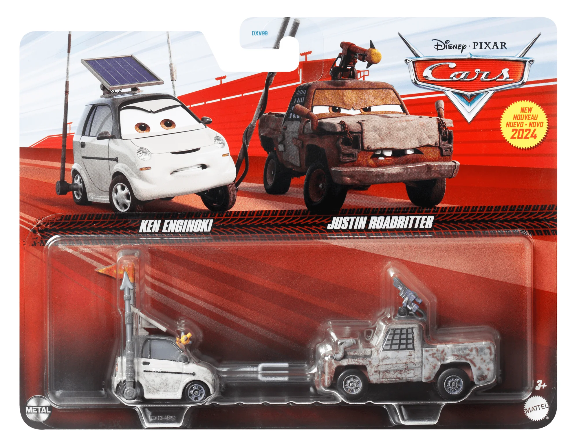 Cars de Disney y Pixar Diecast Vehículo de Juguete Paquete de 2 de Camión RW & Auto EV - Image 6