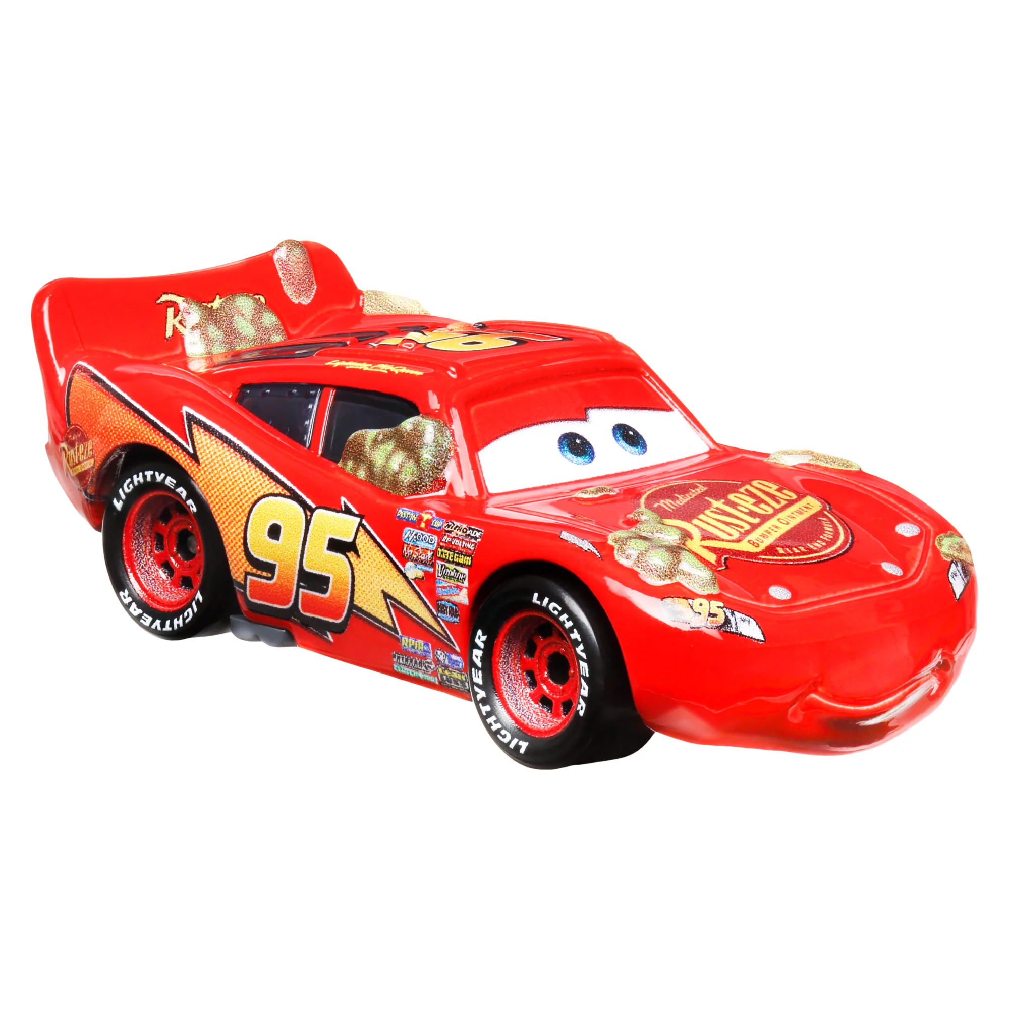 Cars de Disney y Pixar Diecast Vehículo de Juguete Paquete de 2 Mate & Rayo McQueen Cactus - Image 3