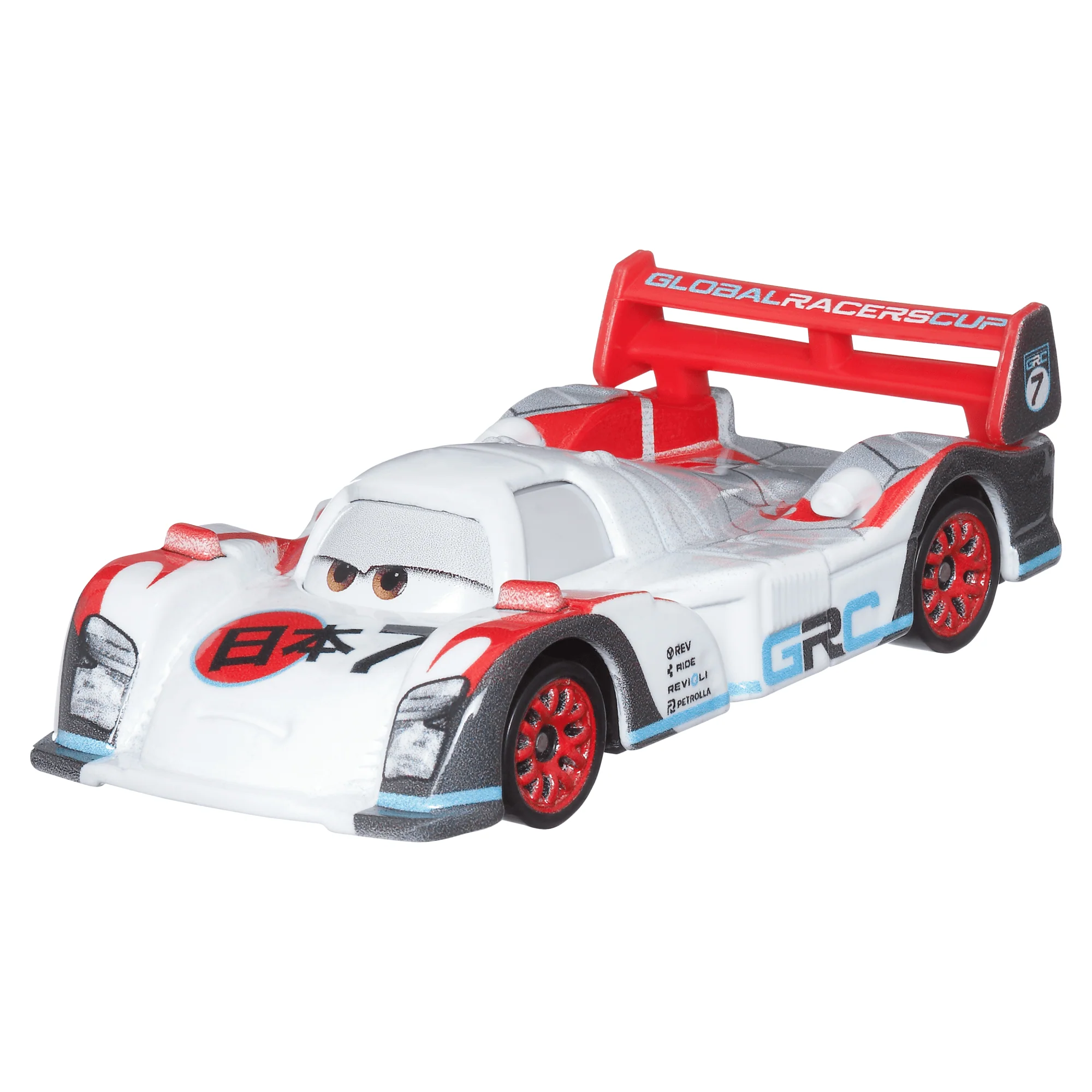 Cars de Disney y Pixar Diecast Vehículo de Juguete Paquete de 2 Shu Todoroki GRC & Rayo Mcqueen GRC - Image 4