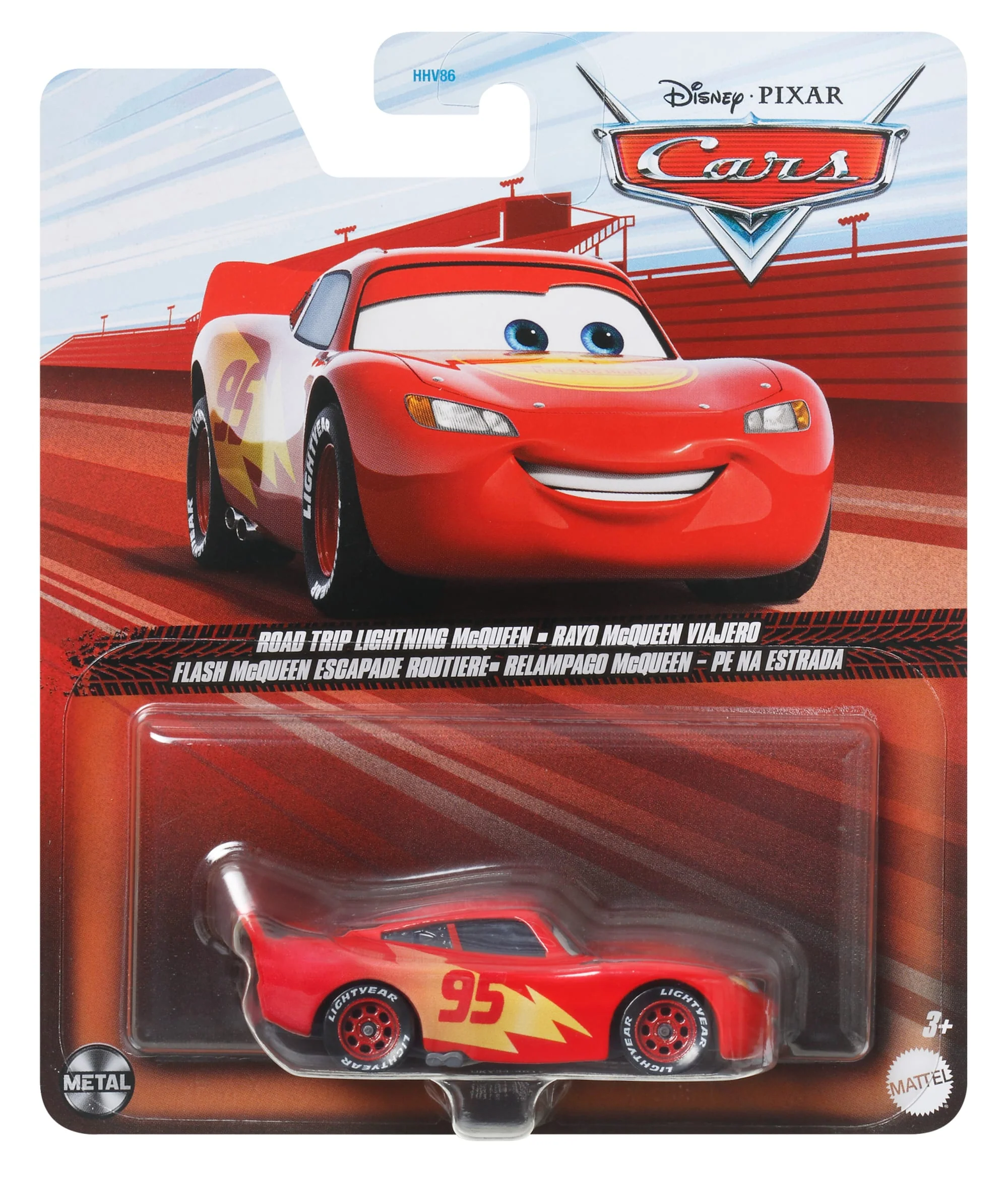Cars de Disney y Pixar Diecast Vehículo de Juguete Rayo McQueen Viajero - Image 4