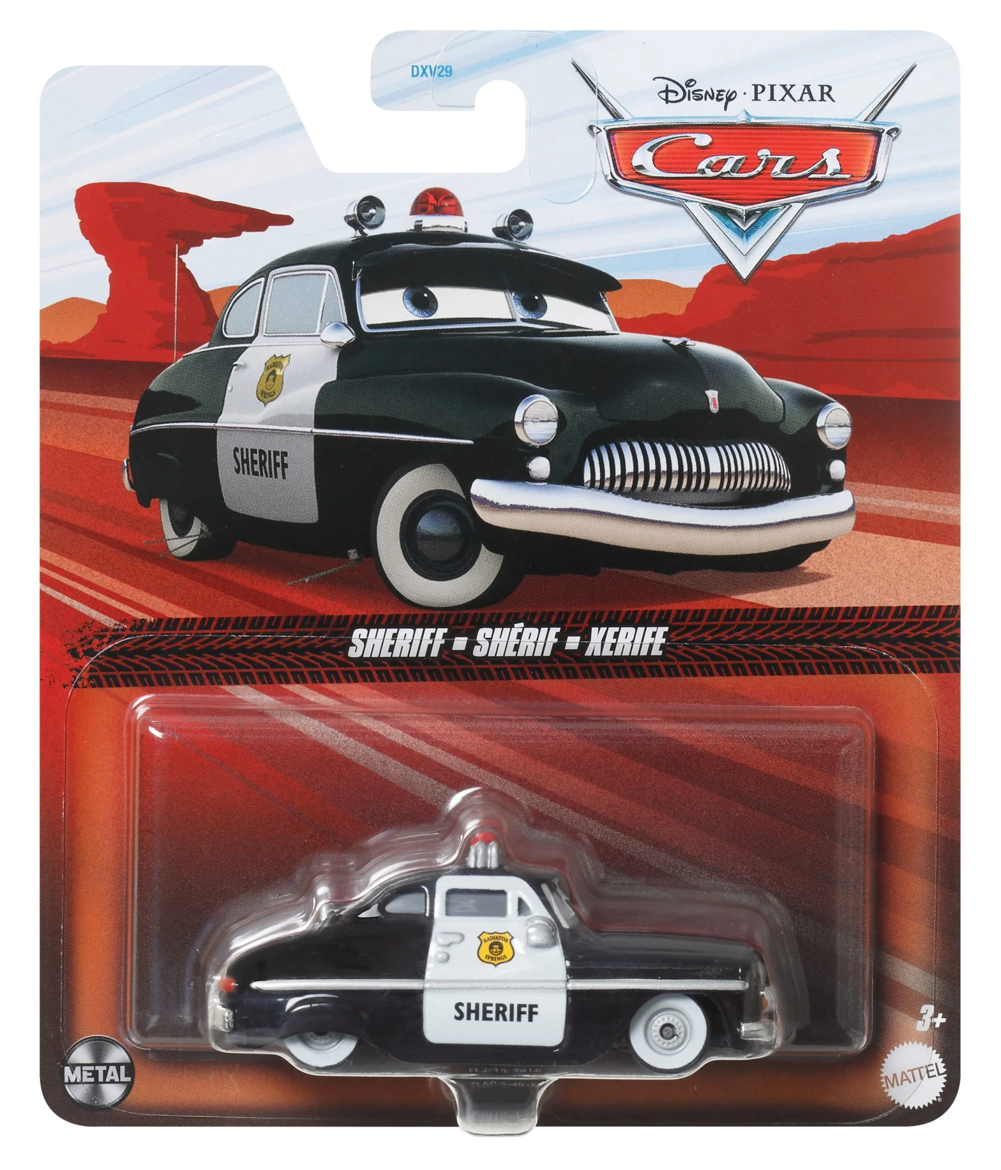 Cars de Disney y Pixar Diecast Vehículo de Juguete Sheriff - Image 4