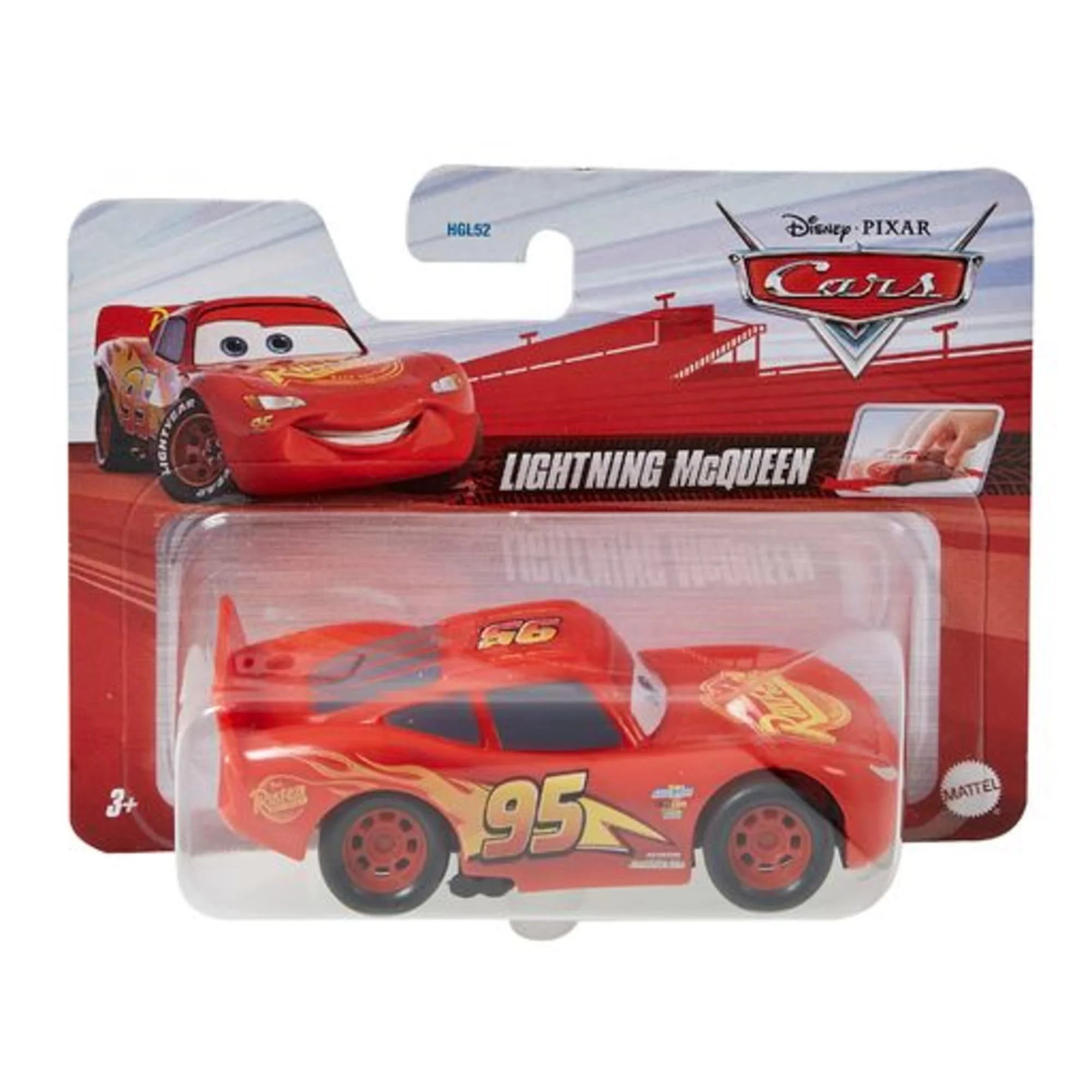 Cars de Disney y Pixar Pullback Vehículo de Juguete Rayo McQueen - Image 6