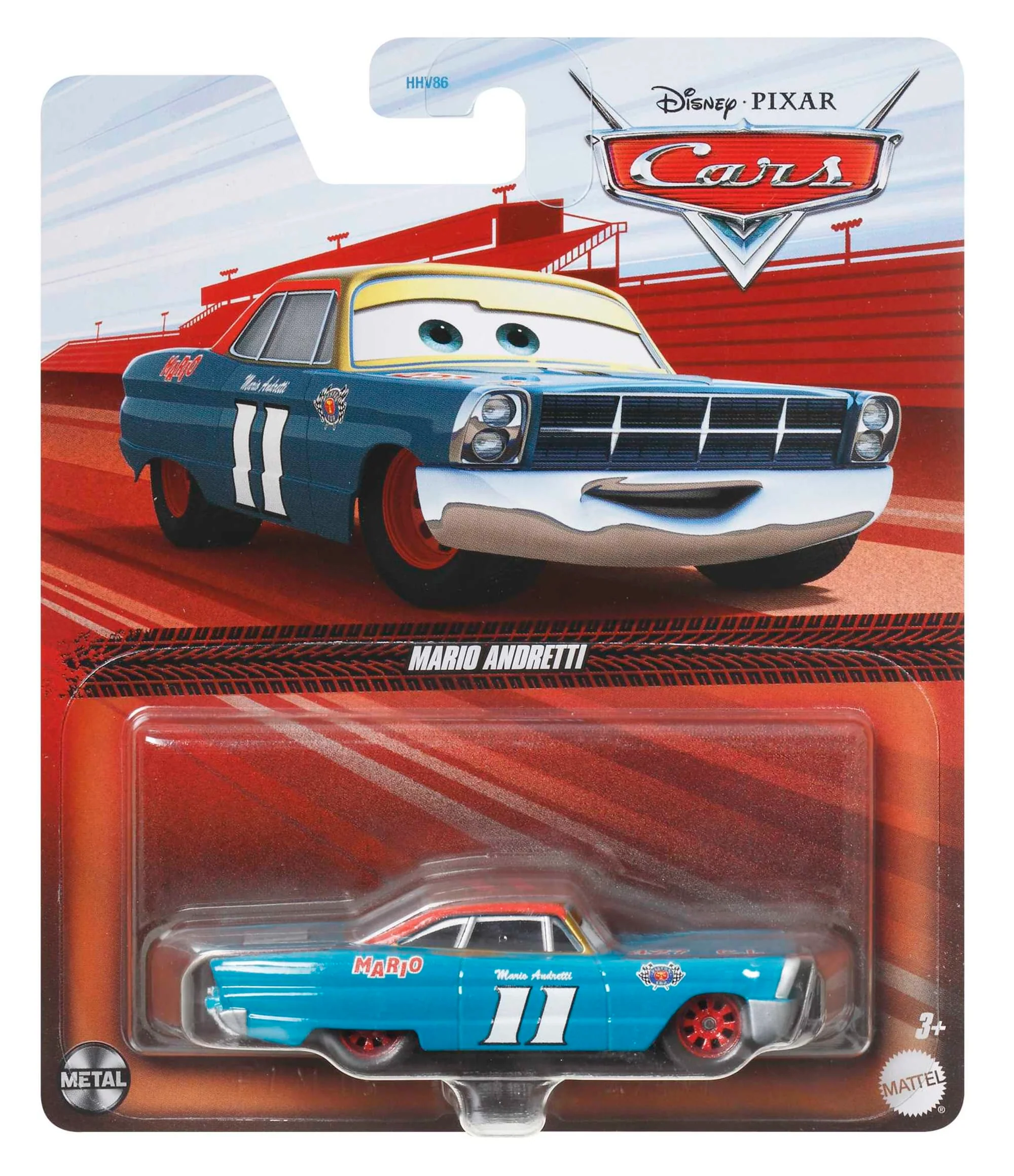 Cars de Disney y Pixar Vehículo de Juguete Mario Andretti - Image 3
