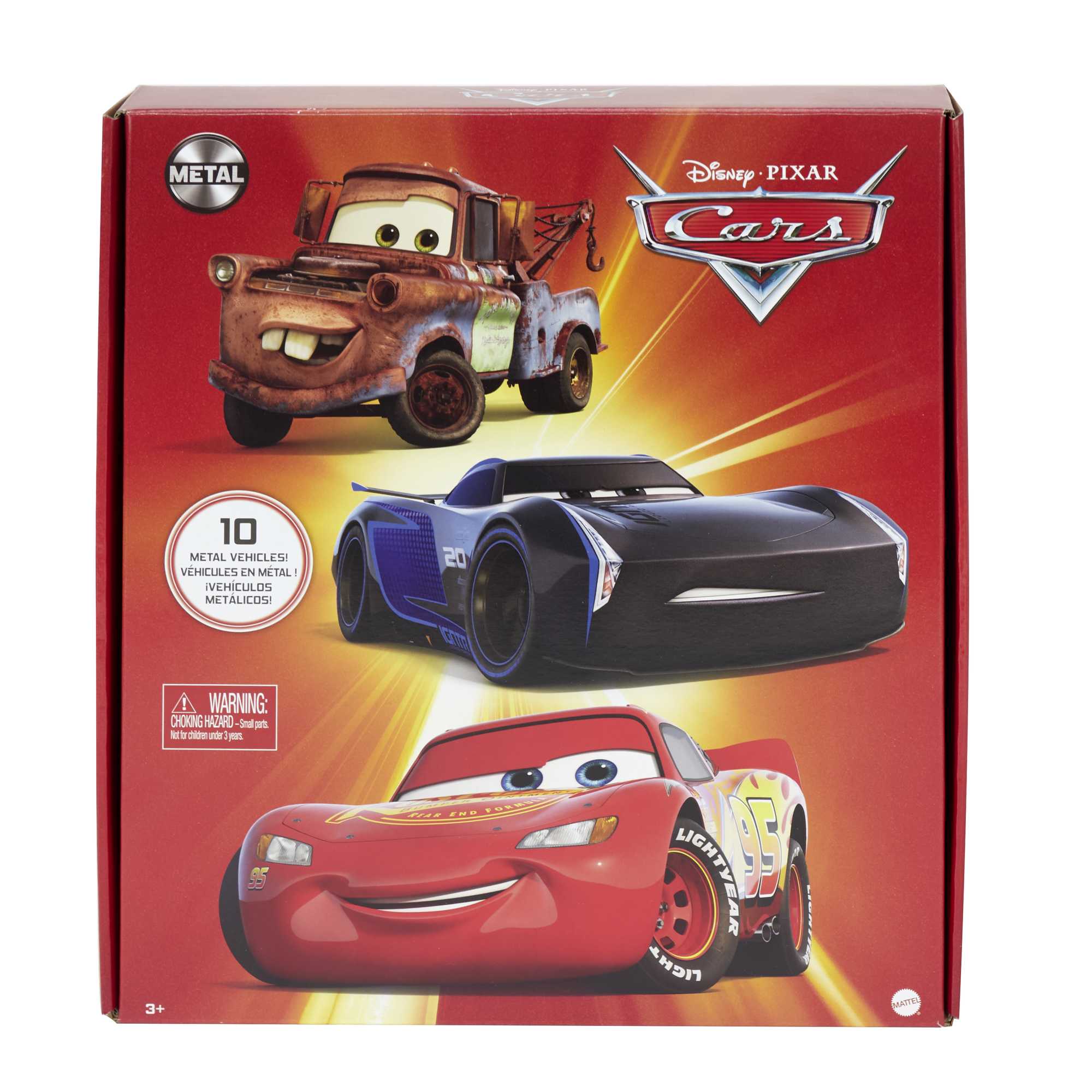 Cars de Disney y Pixar Vehículo de Juguete Personajes Paquete de 10 - Image 5