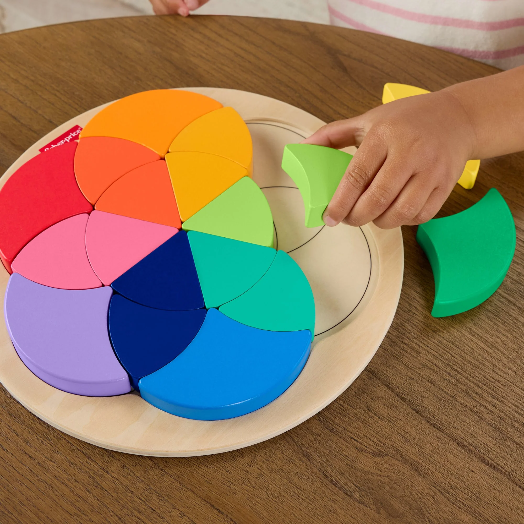 Casse-Tête en Bois de La Roue des Couleurs de Fisher-Price - Image 3