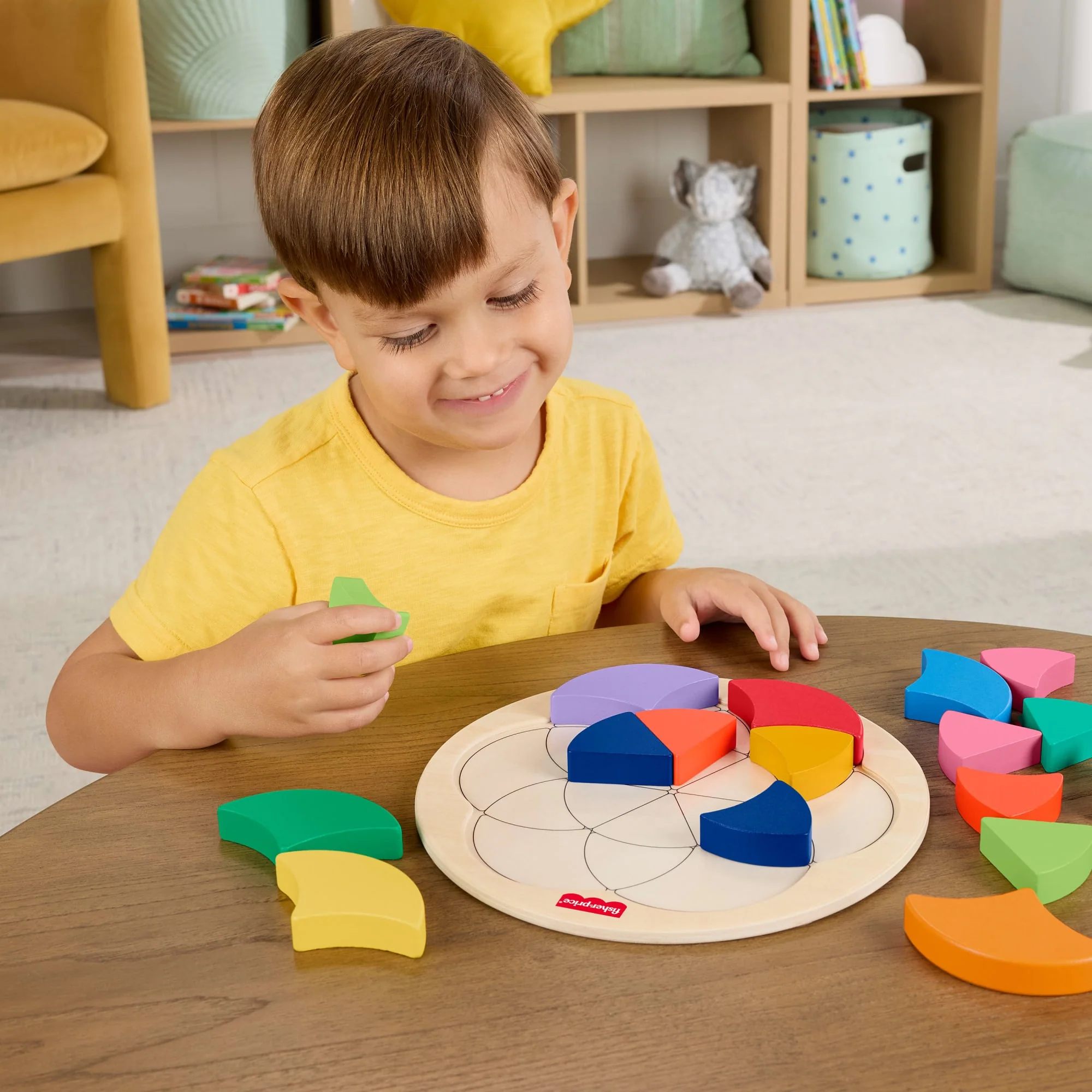 Casse-Tête en Bois de La Roue des Couleurs de Fisher-Price - Image 4