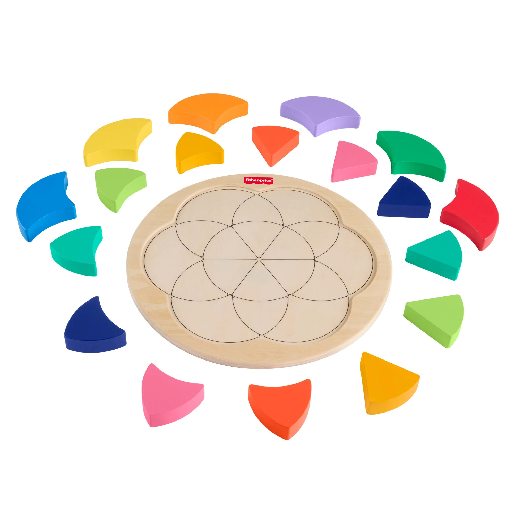 Casse-Tête en Bois de La Roue des Couleurs de Fisher-Price - Image 5