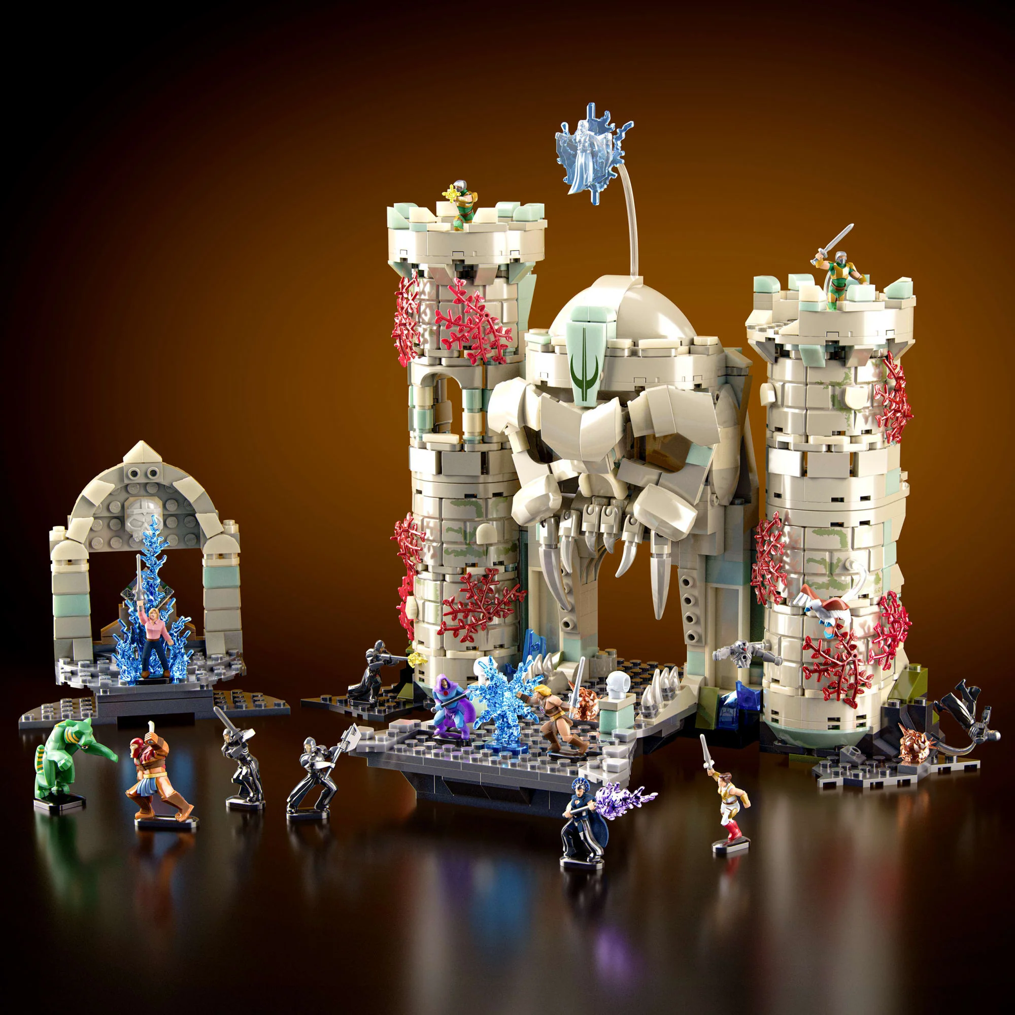 Coffret de Construction La Bataille du Château de Grayskull Mattel Brick Shop - Image 4