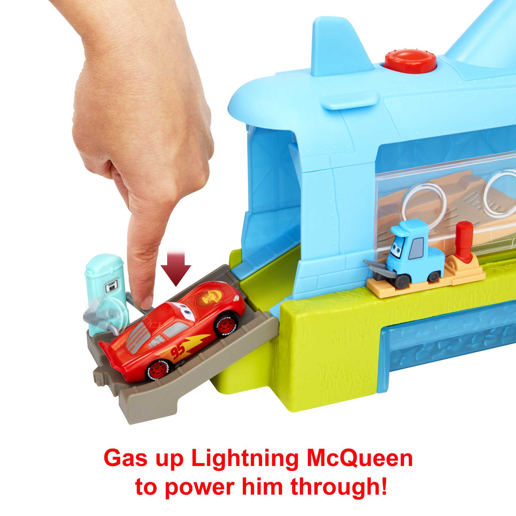 Disney And Pixar Cars Color Change Whale Car Wash Playset - Image 6