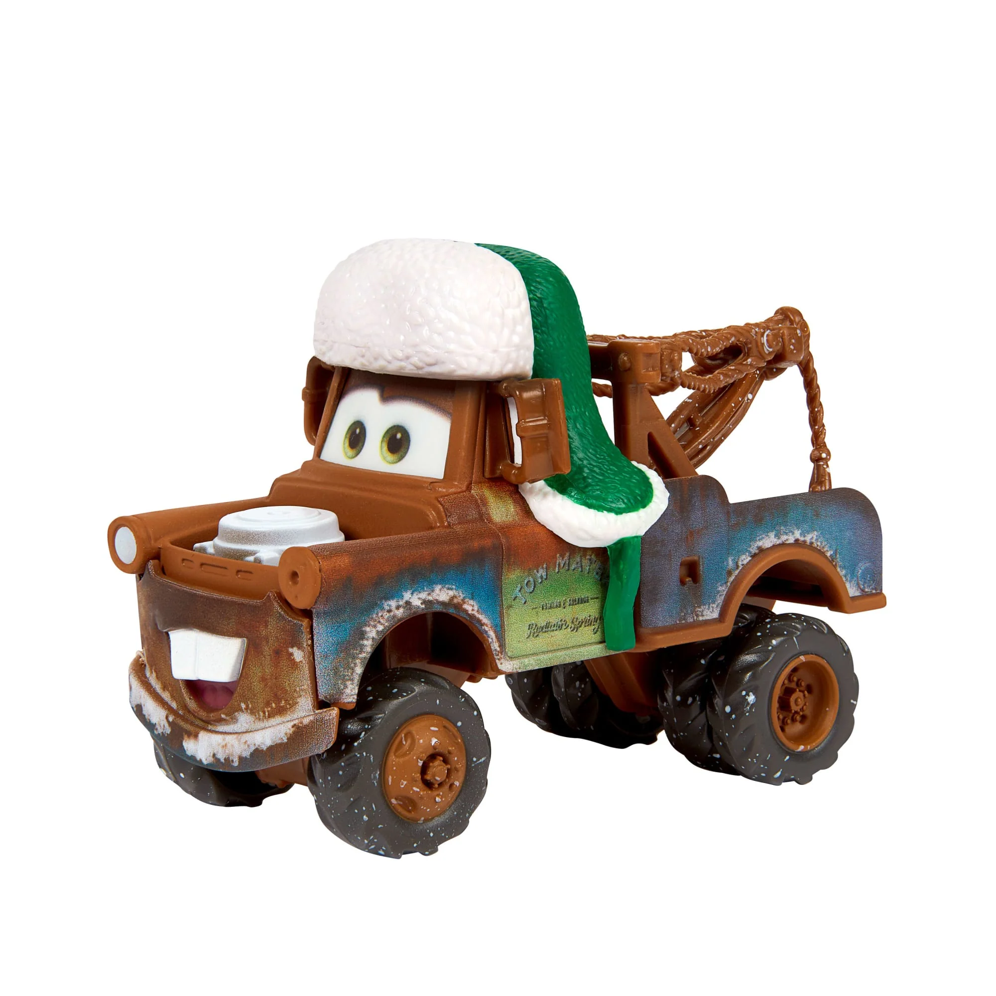 Disney And Pixar Cars Winter Die-Cast Multipack, Set Of 5 Toy Vehicles & 2 Plastic Accessories - Image 3