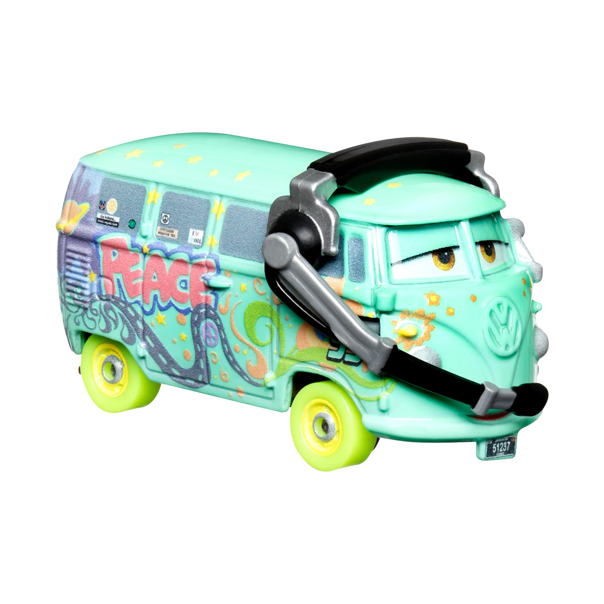 Disney And Pixar Cars Glow Racers Vehicles, Glow-in-The-Dark 1:55 Scale Die-Cast Toy Cars - Image 2