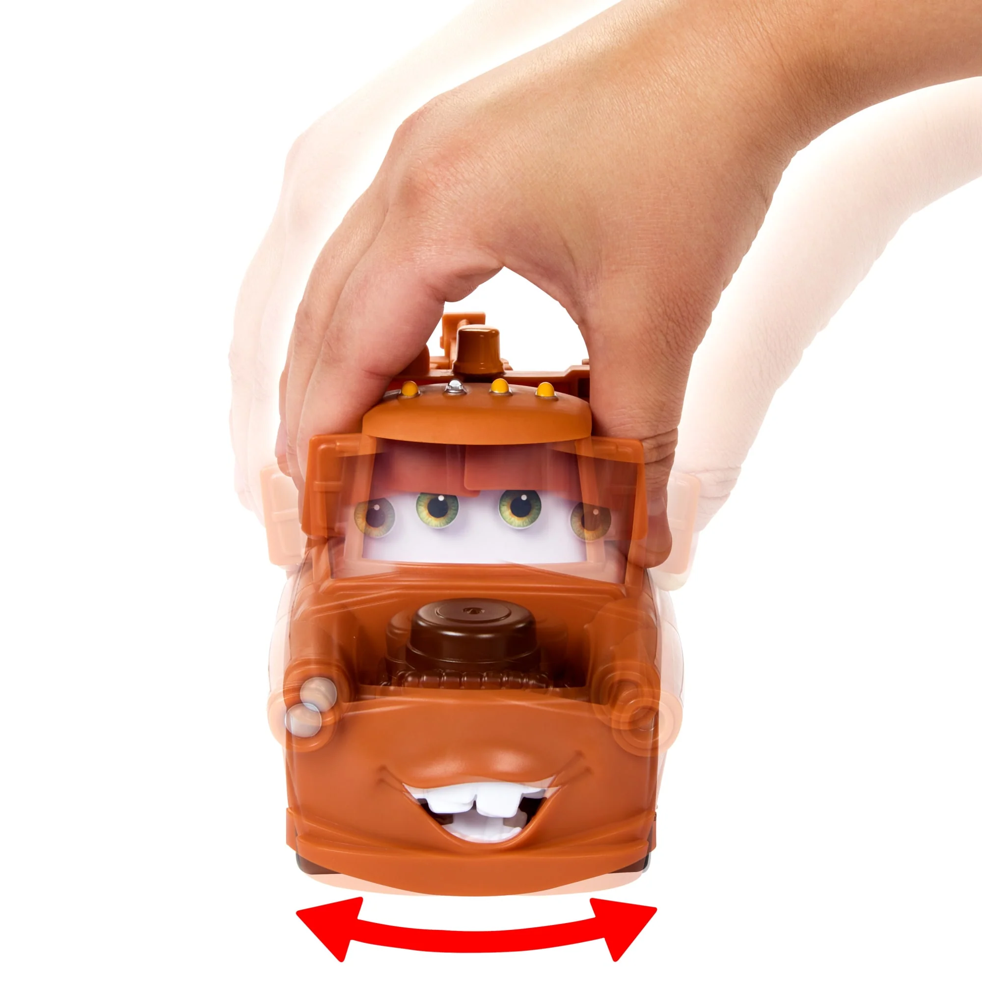 Disney And Pixar Cars Moving Moments Mater Toy Truck With Moving Eyes & Mouth - Image 2
