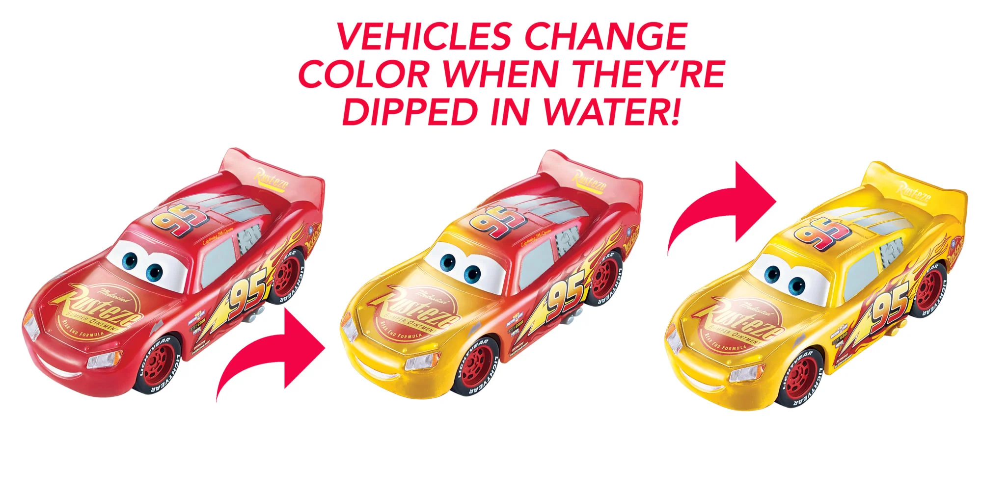Disney And Pixar Cars On The Road Color Changers Lightning Mcqueen - Image 3