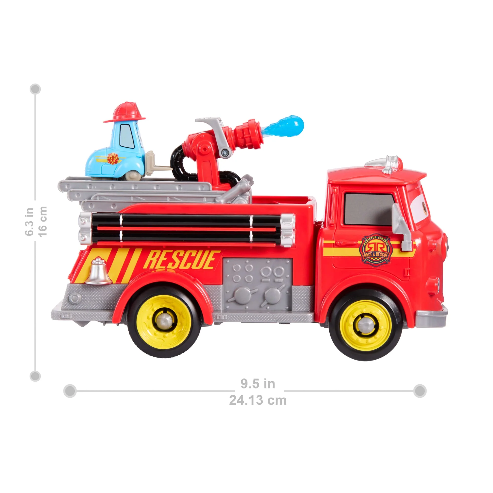 Disney And Pixar Cars Radiator Springs Race & Rescue Fire Fighting Red & Guido & Accessories - Image 5