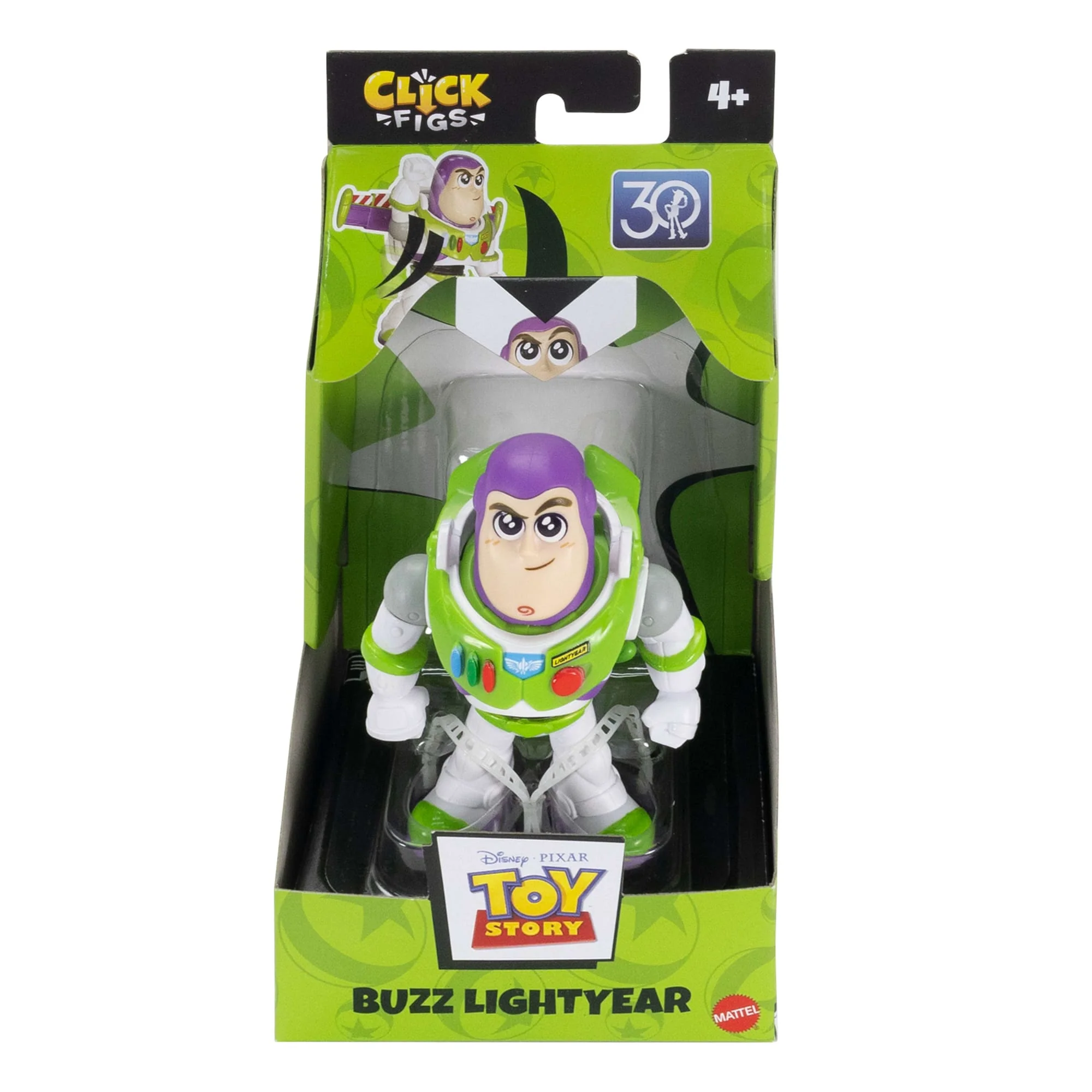 Disney And Pixar Click Figs Buzz Lightyear, Toy Story Small Movie Toy With Pop Up Action Move - Image 3