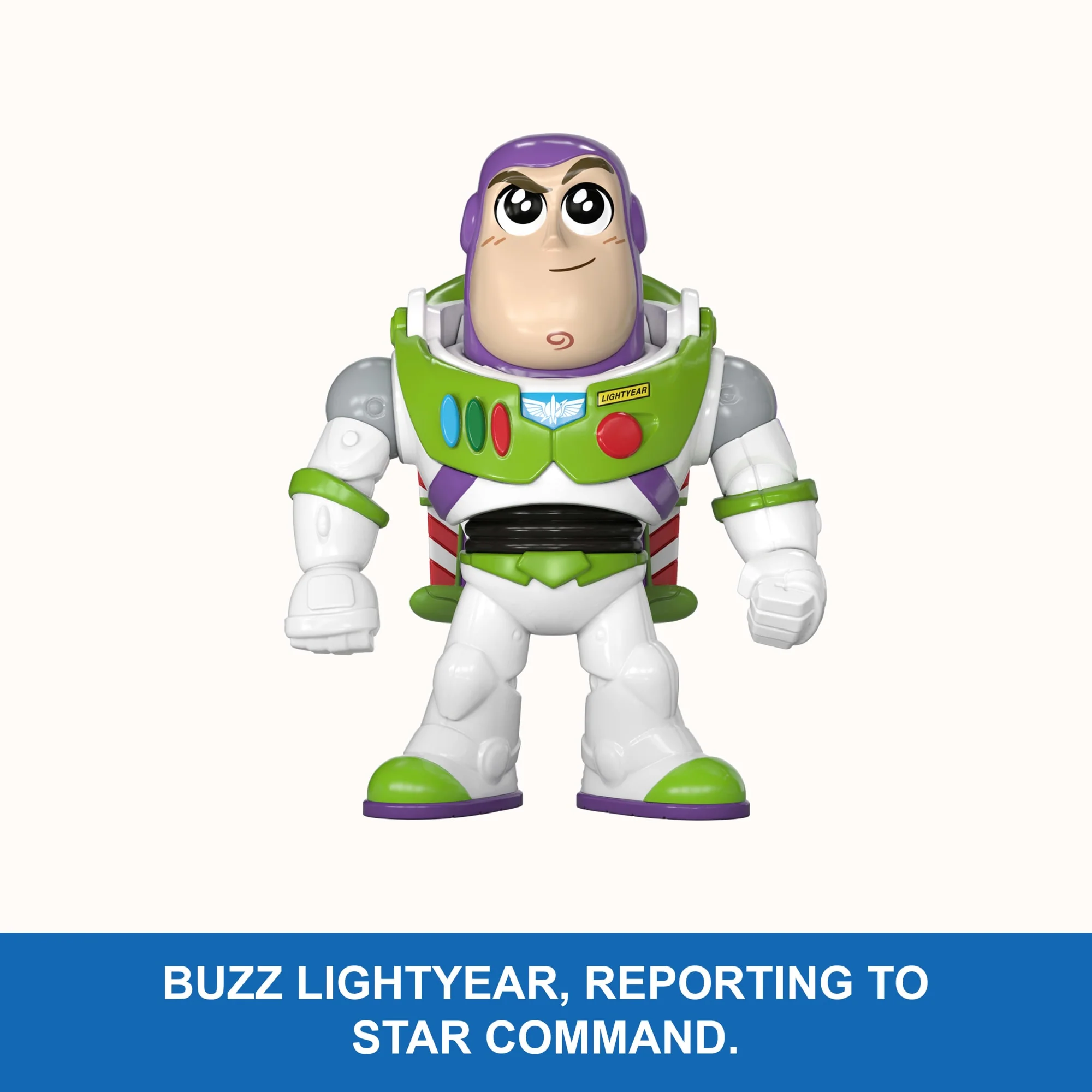 Disney And Pixar Click Figs Buzz Lightyear, Toy Story Small Movie Toy With Pop Up Action Move - Image 4