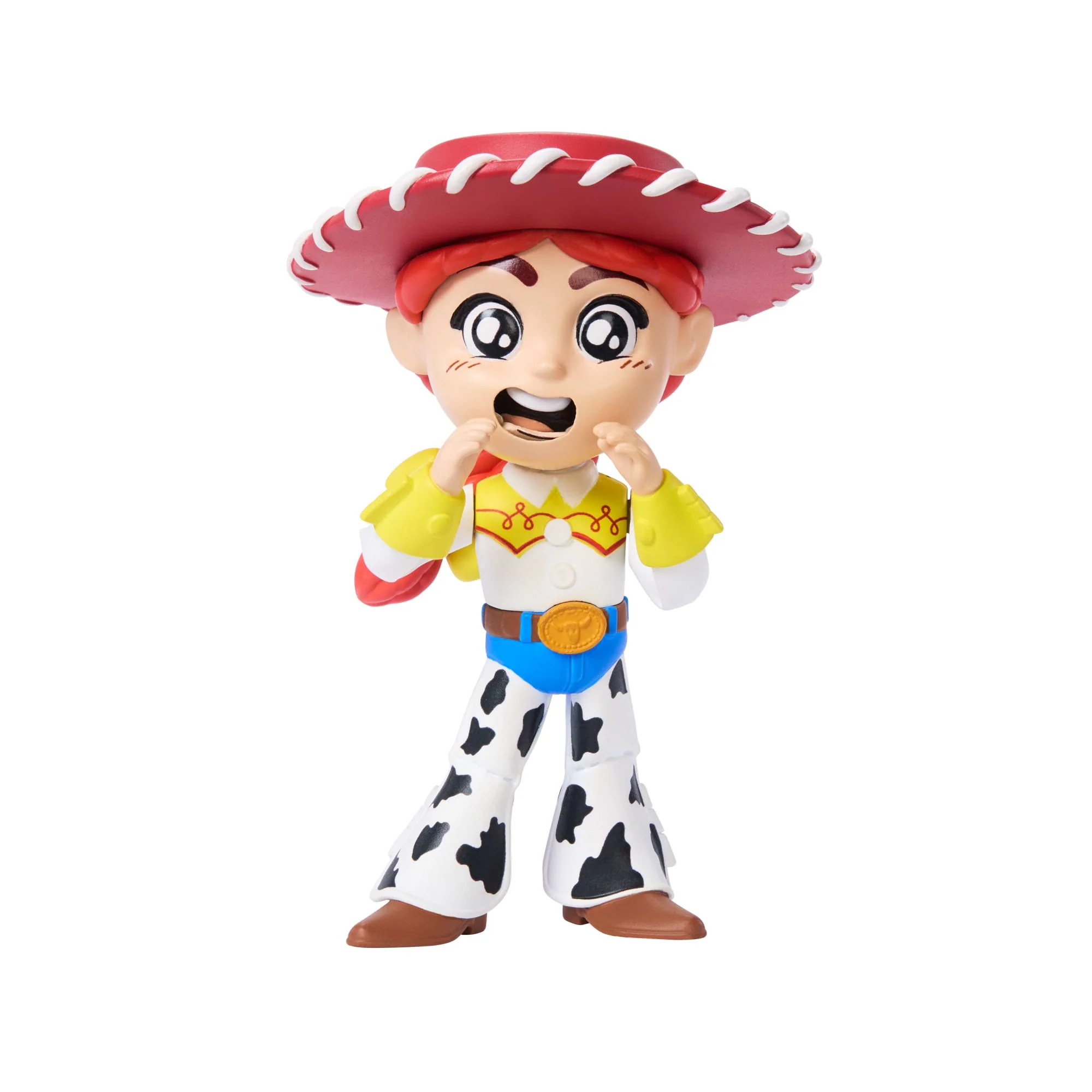Disney And Pixar Toy Story Click Figs Cowgirl Jessie, Small Movie Toy With Pop Up Action Move - Image 5