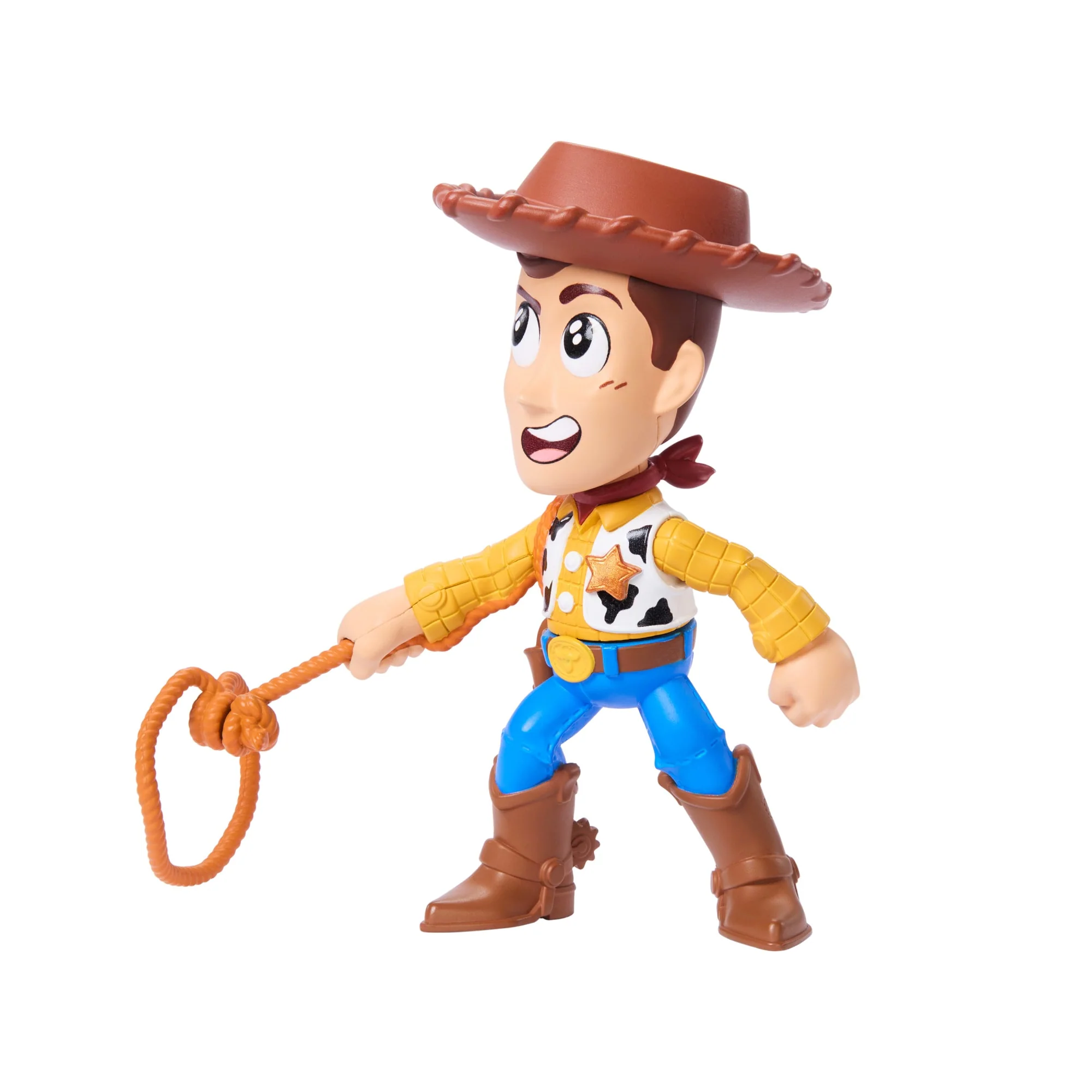 Disney And Pixar Toy Story Click Figs Sheriff Woody, Small Movie Toy With Pop Up Action Move - Image 5