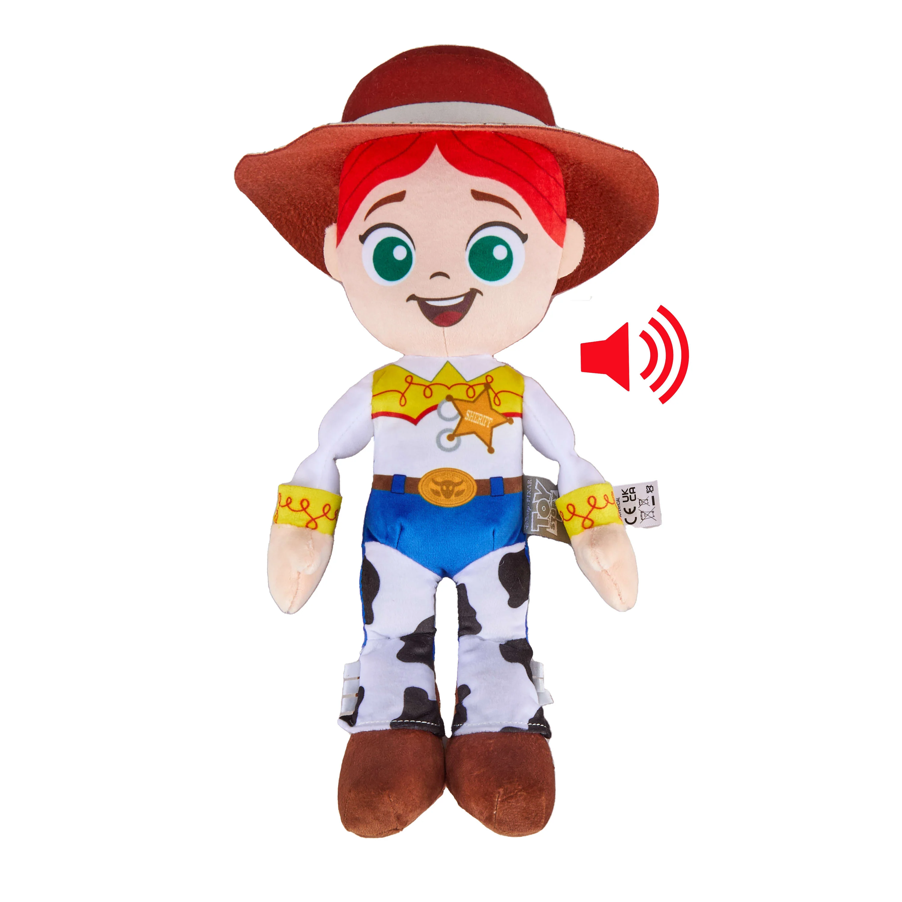Disney And Pixar Toy Story 5 Jessie Plush Talkers Toy, 11-Inch Soft Toy With Sounds And Phrases - Image 2