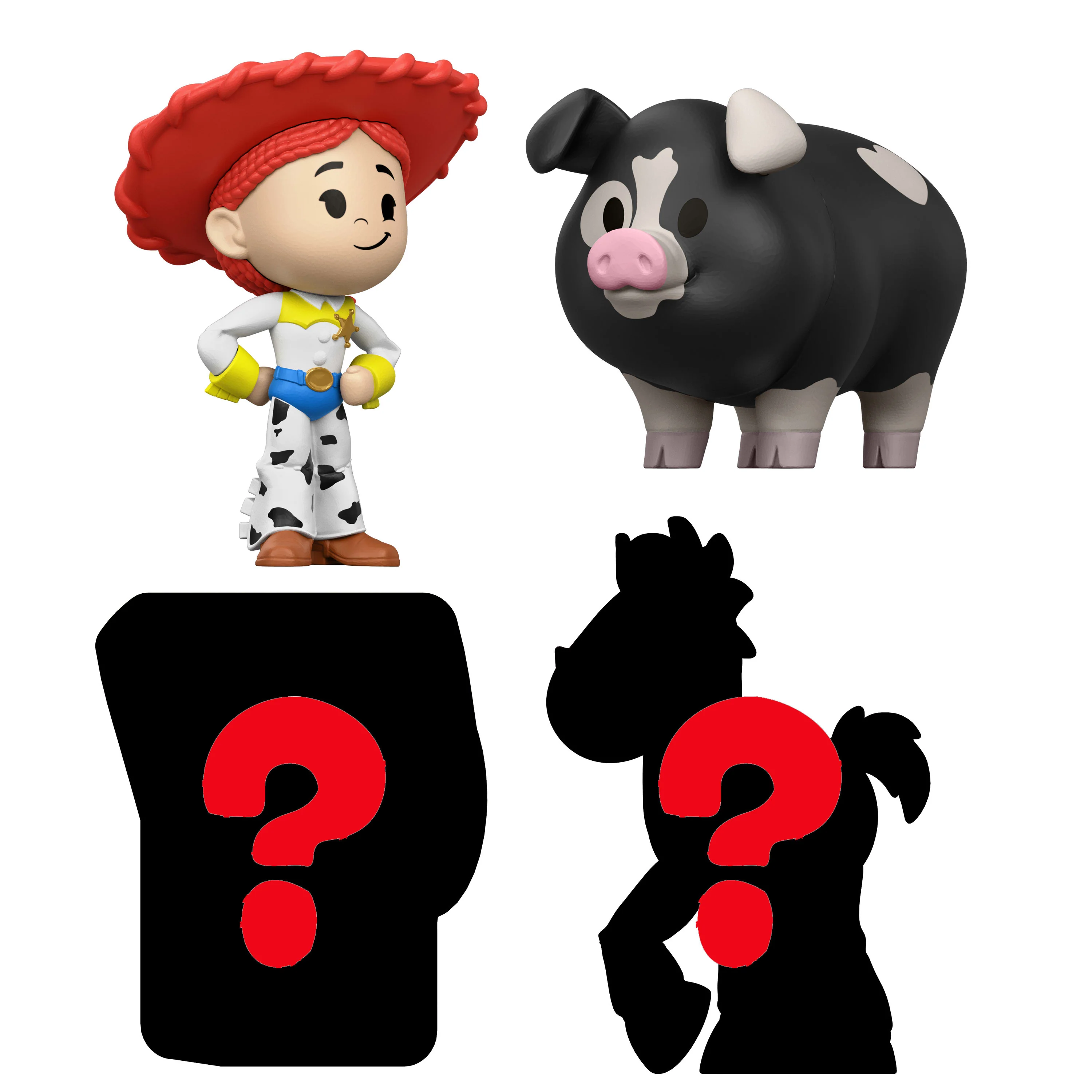 Disney And Pixar Toy Story 5 Small Stars Blaze's Family Ranch Surprise Stylized Mini Figures 4 Pack - Image 3