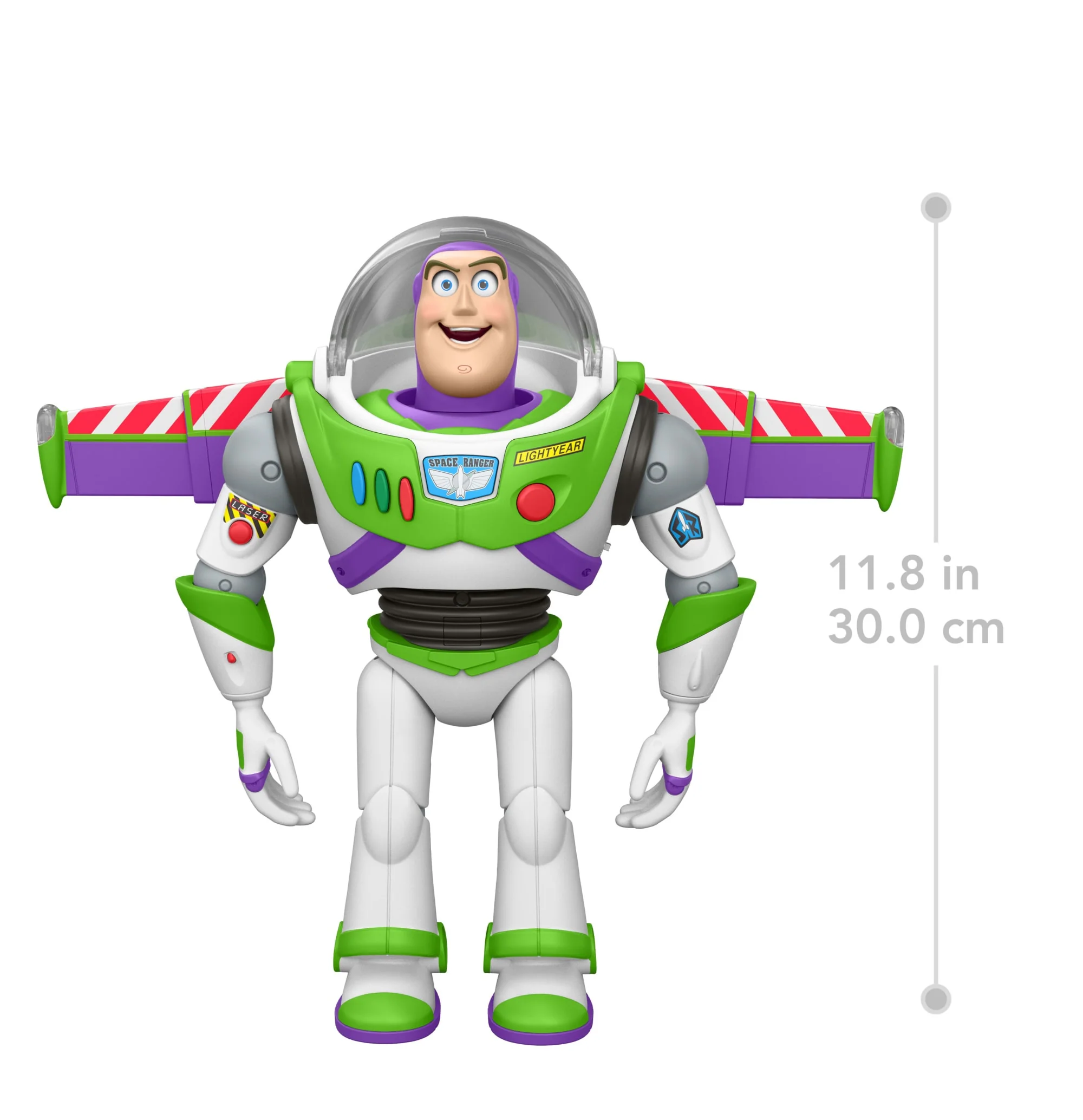 Disney And Pixar Toy Story 5 Ultimate Action Buzz Lightyear Figure With Animated Mode 12 Inch - Image 3