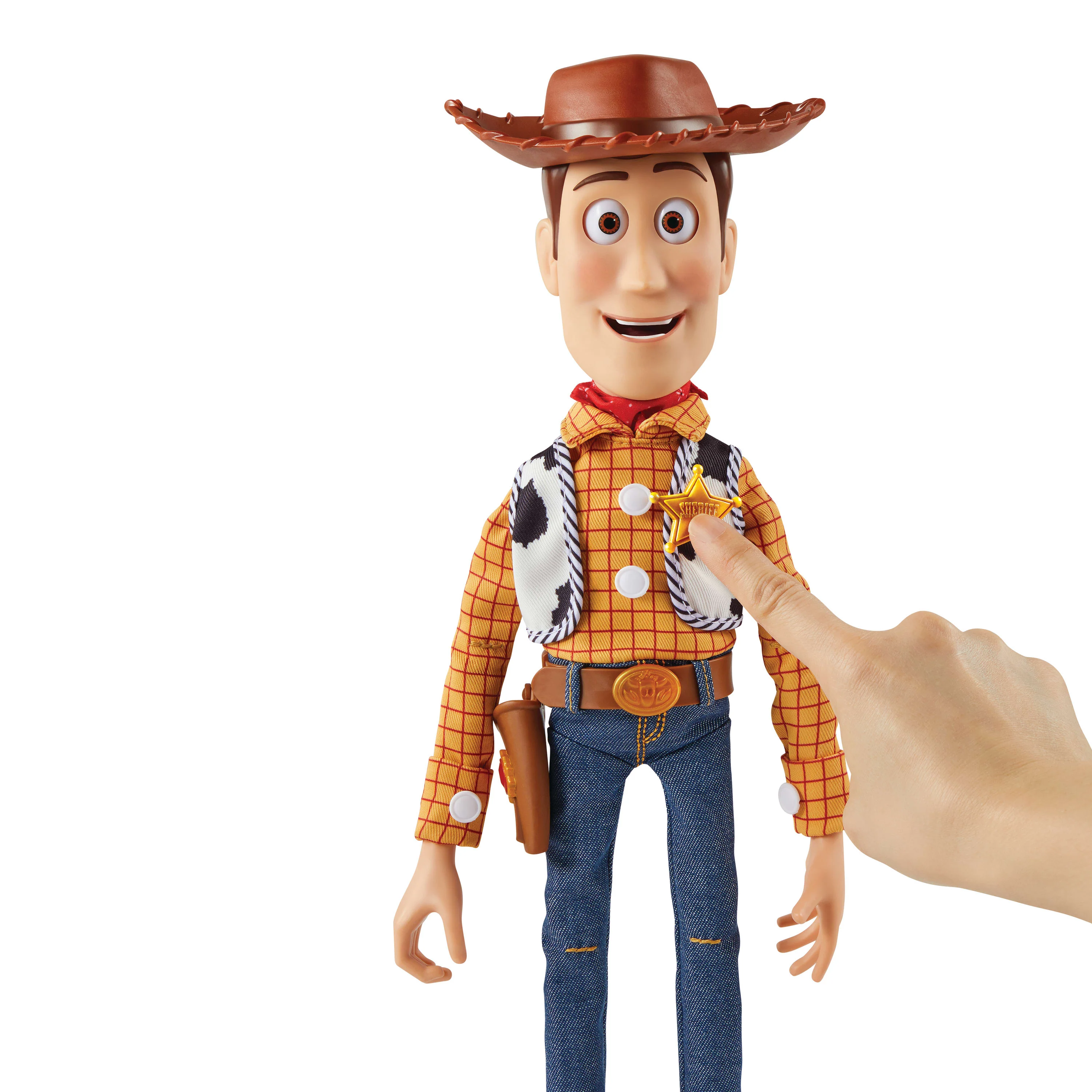 Disney And Pixar Toy Story 5 Ultimate Action Woody Figure, Simple & Animated Mode, 16 Inch Posable - Image 5