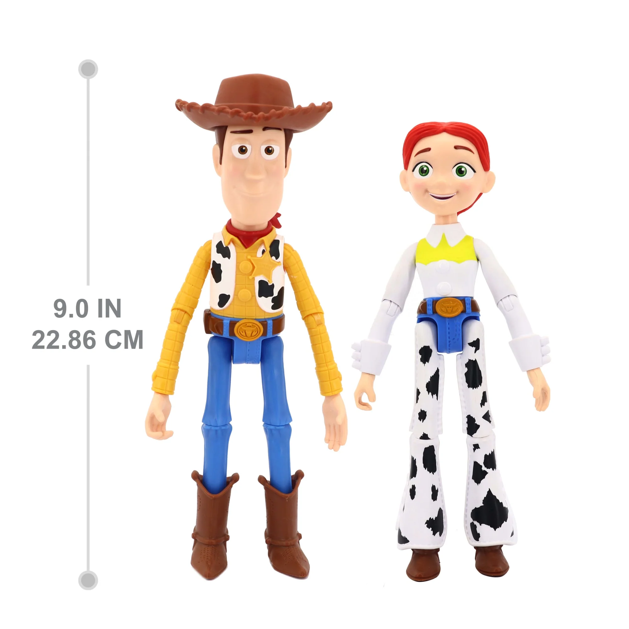 Disney And Pixar Woody & Jessie Action Figure Pack, 7-Inch Scale Posable Authentic Character Dolls - Image 4
