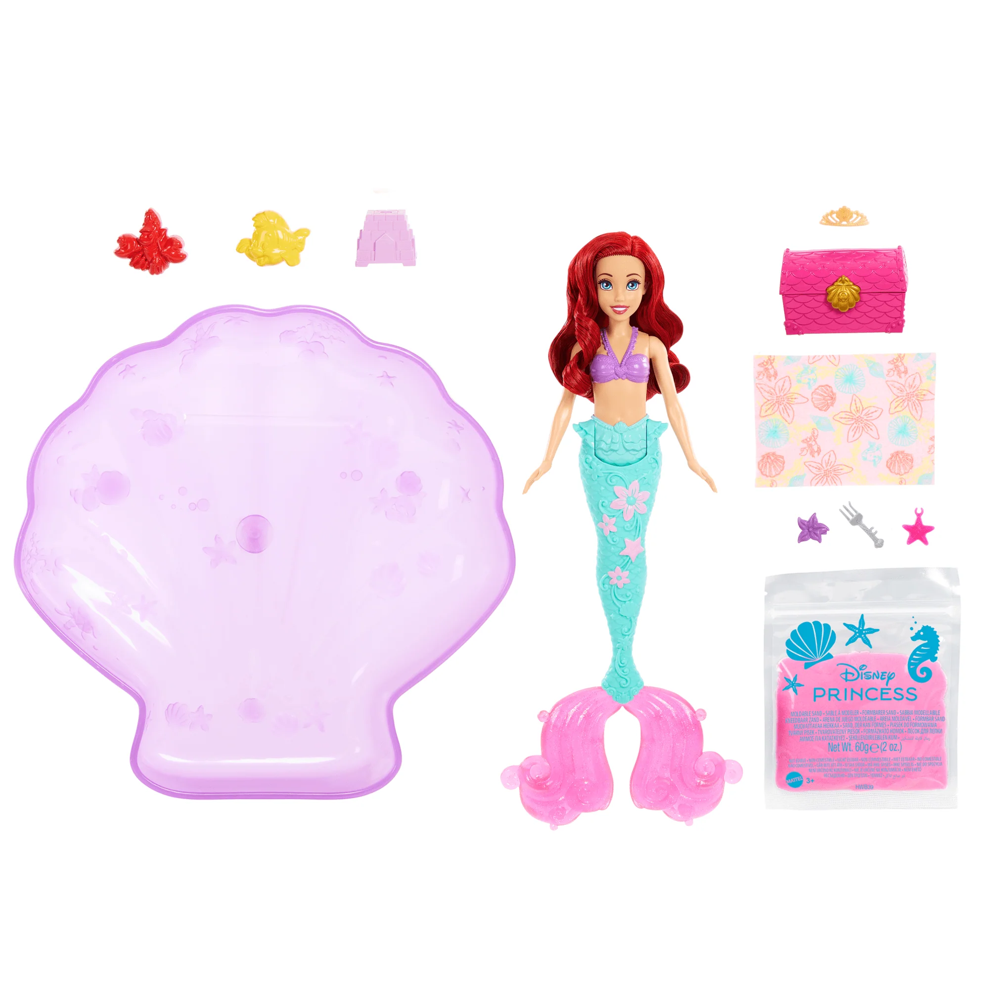 Disney-Ariel à La Plage-Coffret Sable à Modeler Avec Piscine - Image 6