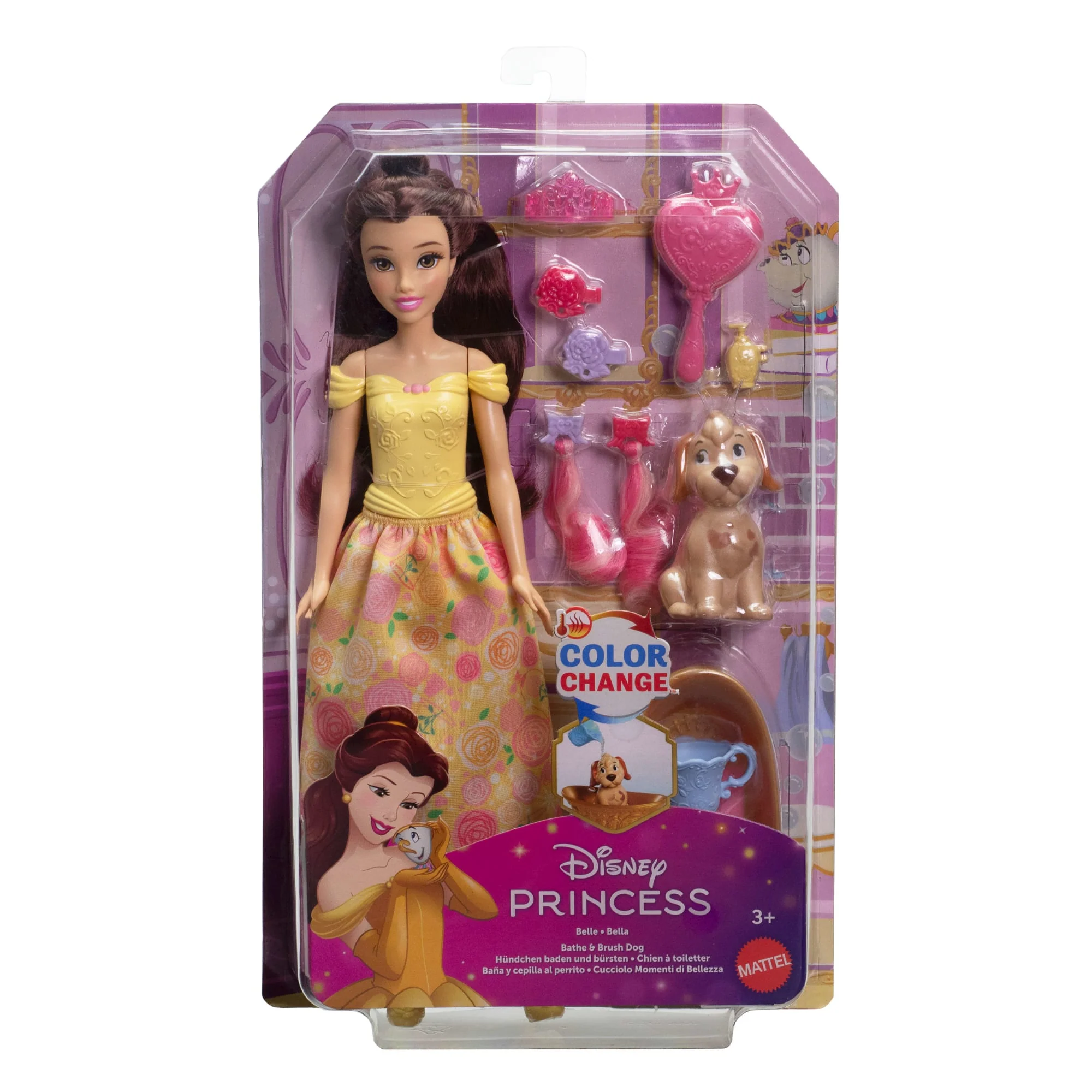 Disney Coffret Princesse Belle et Son Chien à Toiletter - Image 6