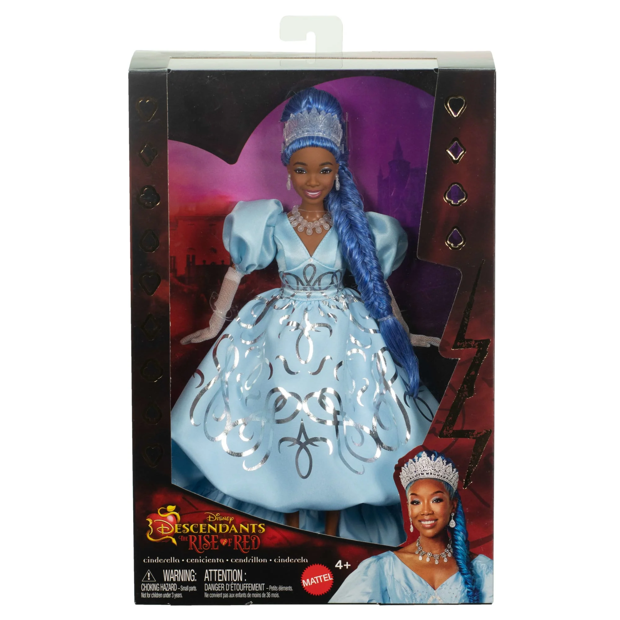 Disney Descendants: The Rise Of Red  Queen Cinderella Fashion Doll With Movie-inspired Royal Gown & Accessories - Image 6