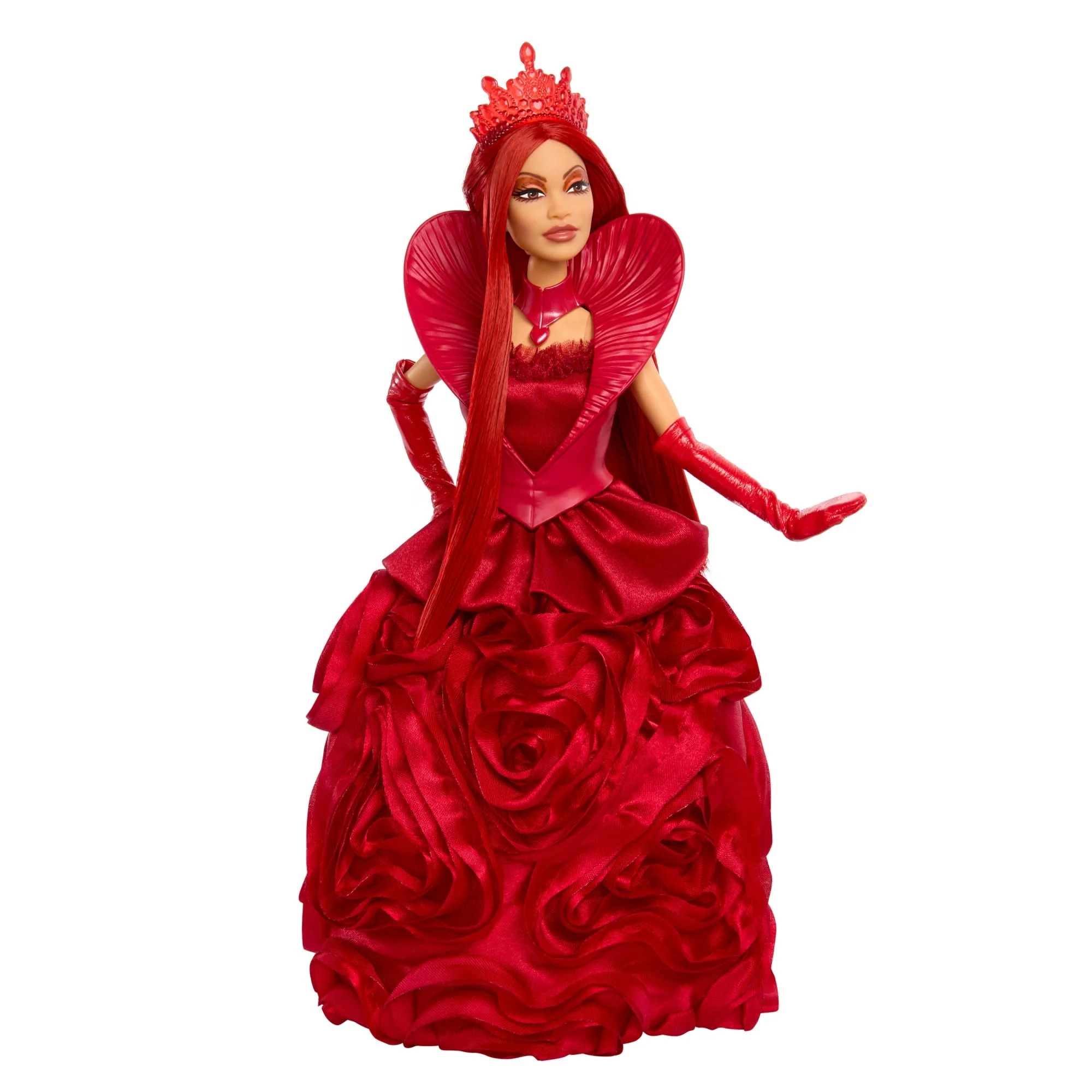 Disney Descendants: The Rise Of Red  Queen Of Heart Fashion Doll With Movie-inspired Royal Rose Gown & Accessories - Image 6