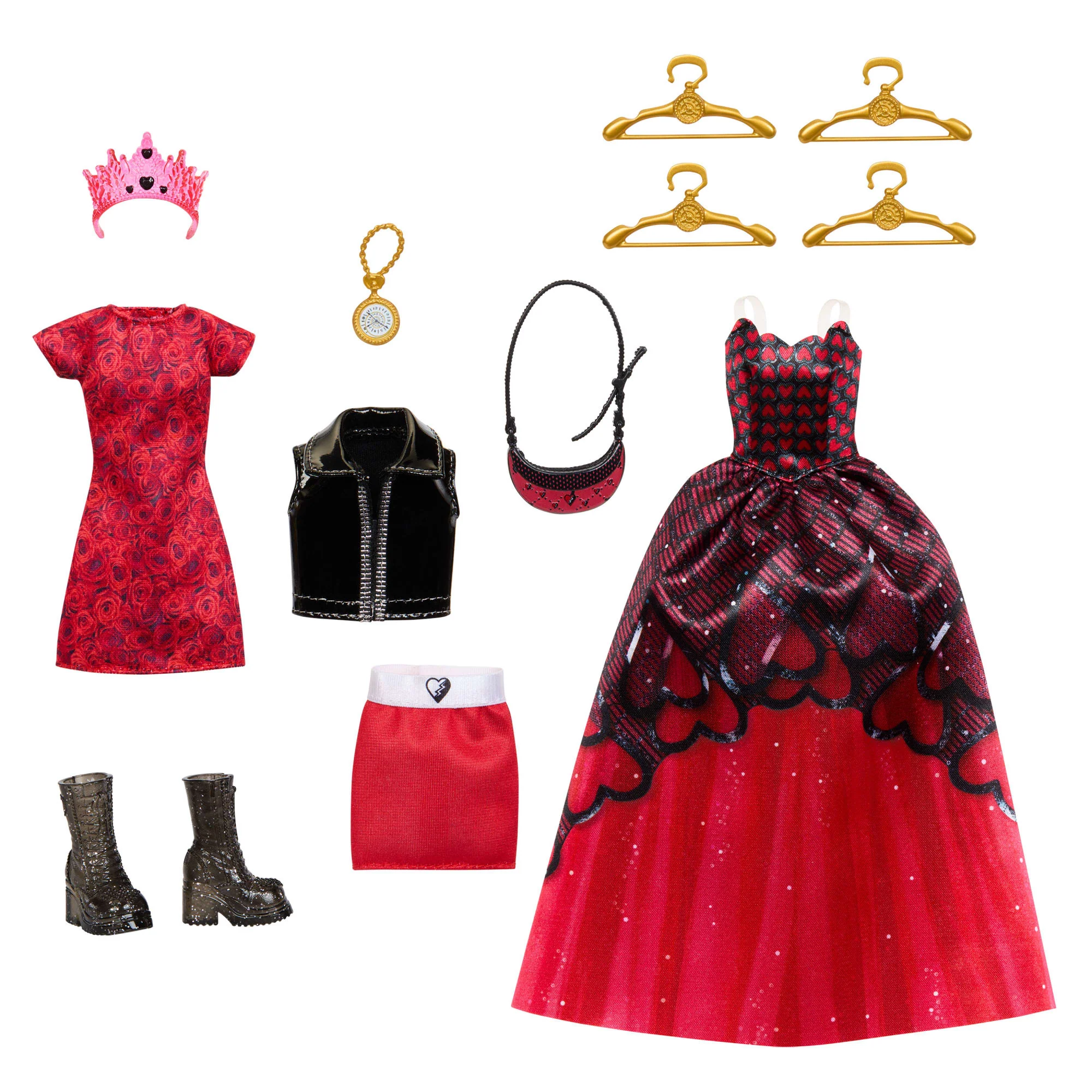 Disney Descendants: The Rise Of Red, Red's Rise & Rebel Closet Playset With Exclusive Clothes & Accessories - Image 5