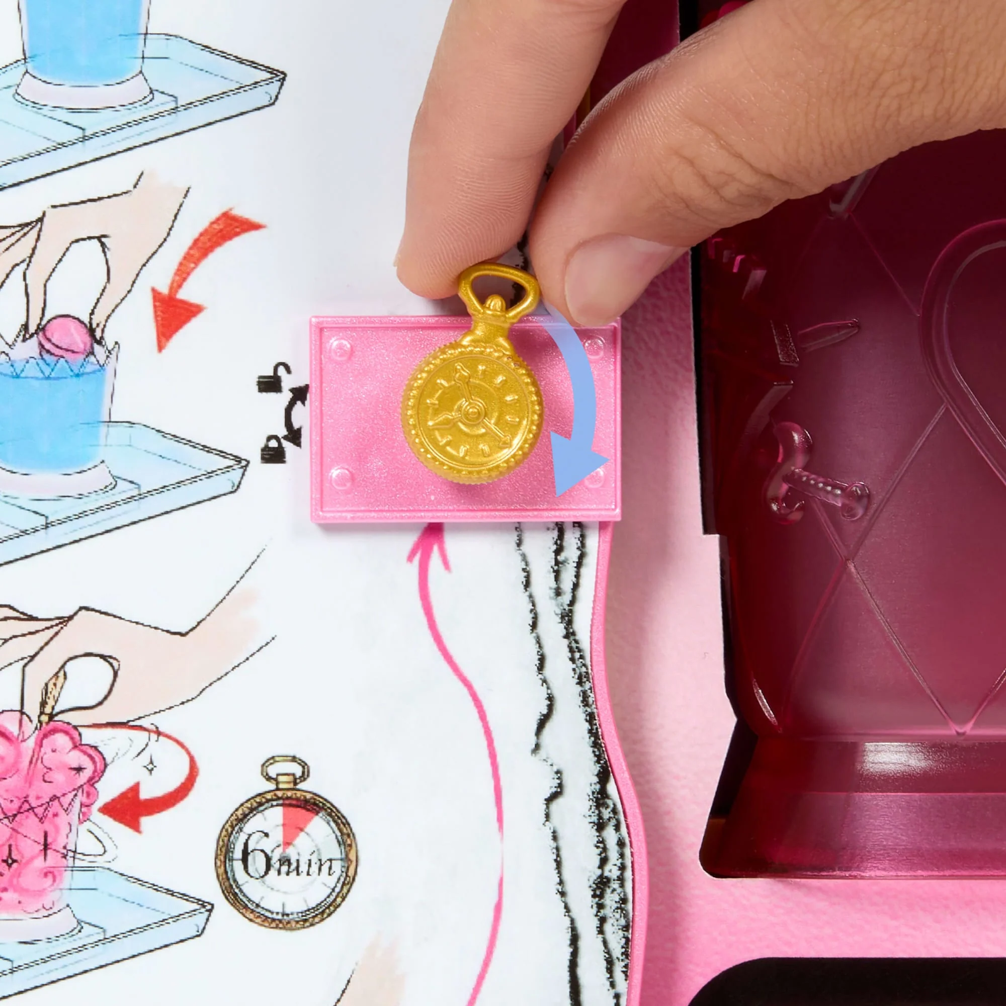 Disney's Descendants: The Rise Of Red The Sorcerer's Cookbook Doll & Playset, Surprise Reveals - Image 5