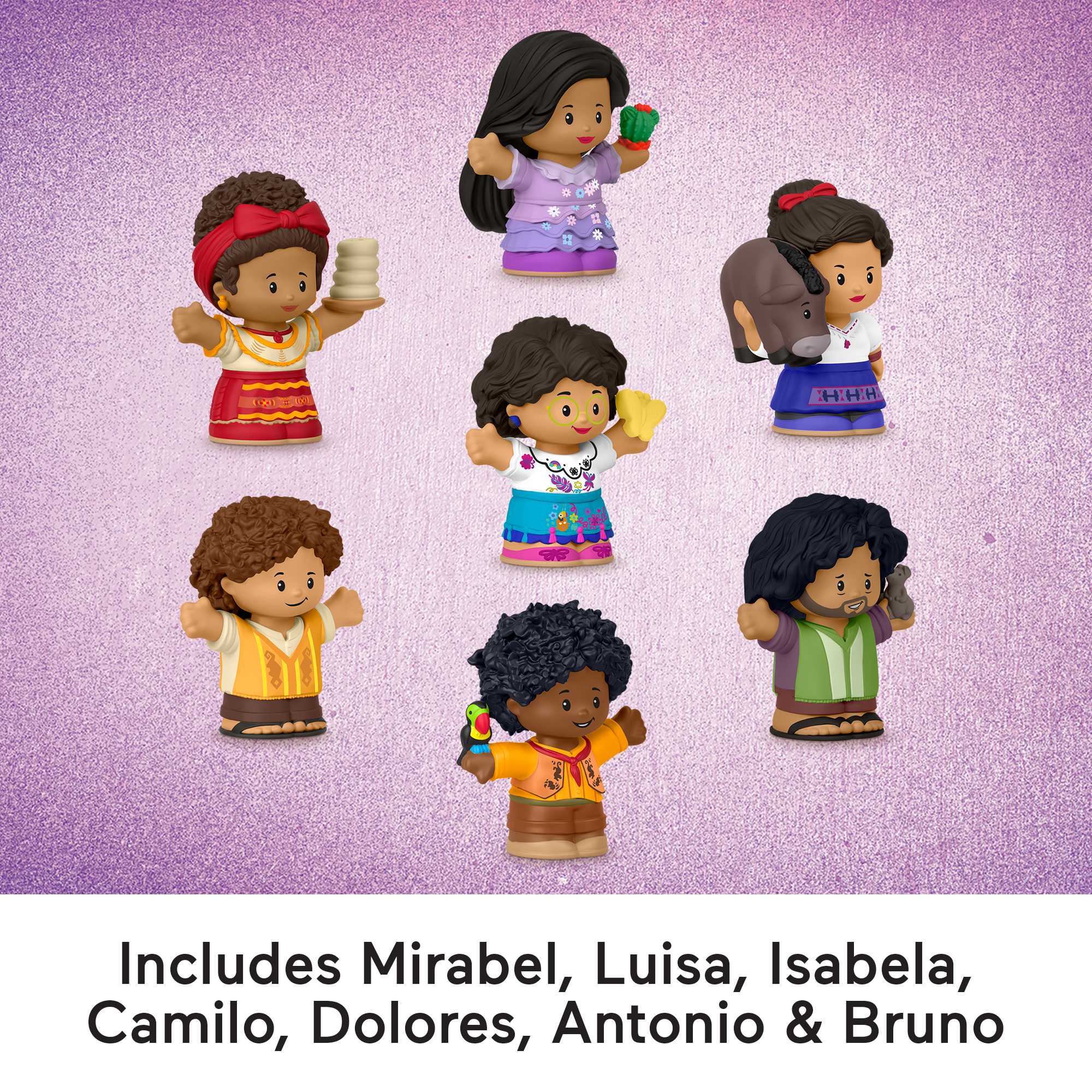 Disney Encanto Toy Set Of 7 Little People Figures For Toddlers And Preschool Kids - Image 3