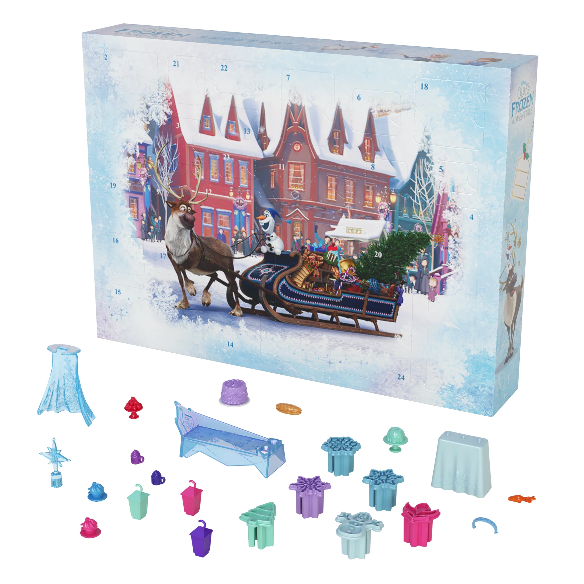 Disney Frozen Advent Calendar With 24 Days Of Surprise Toys, including Anna & Elsa Small Dolls - Image 5