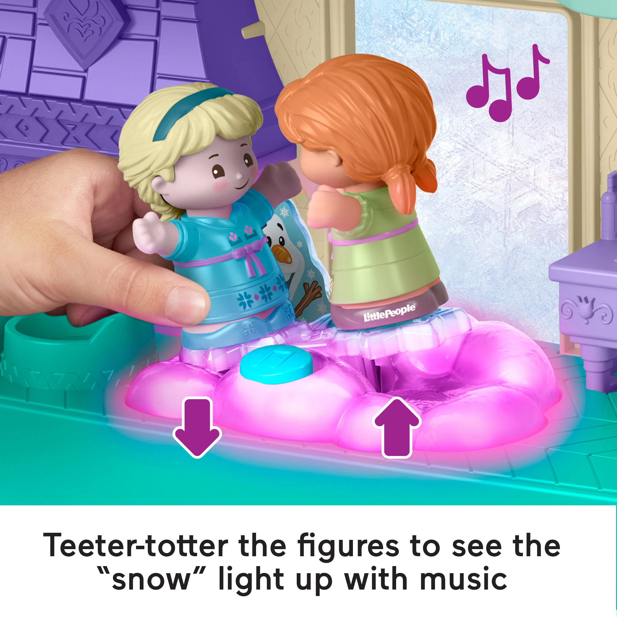 Disney Frozen Arendelle Castle Playset By Little People, Toddler Toys - Image 3